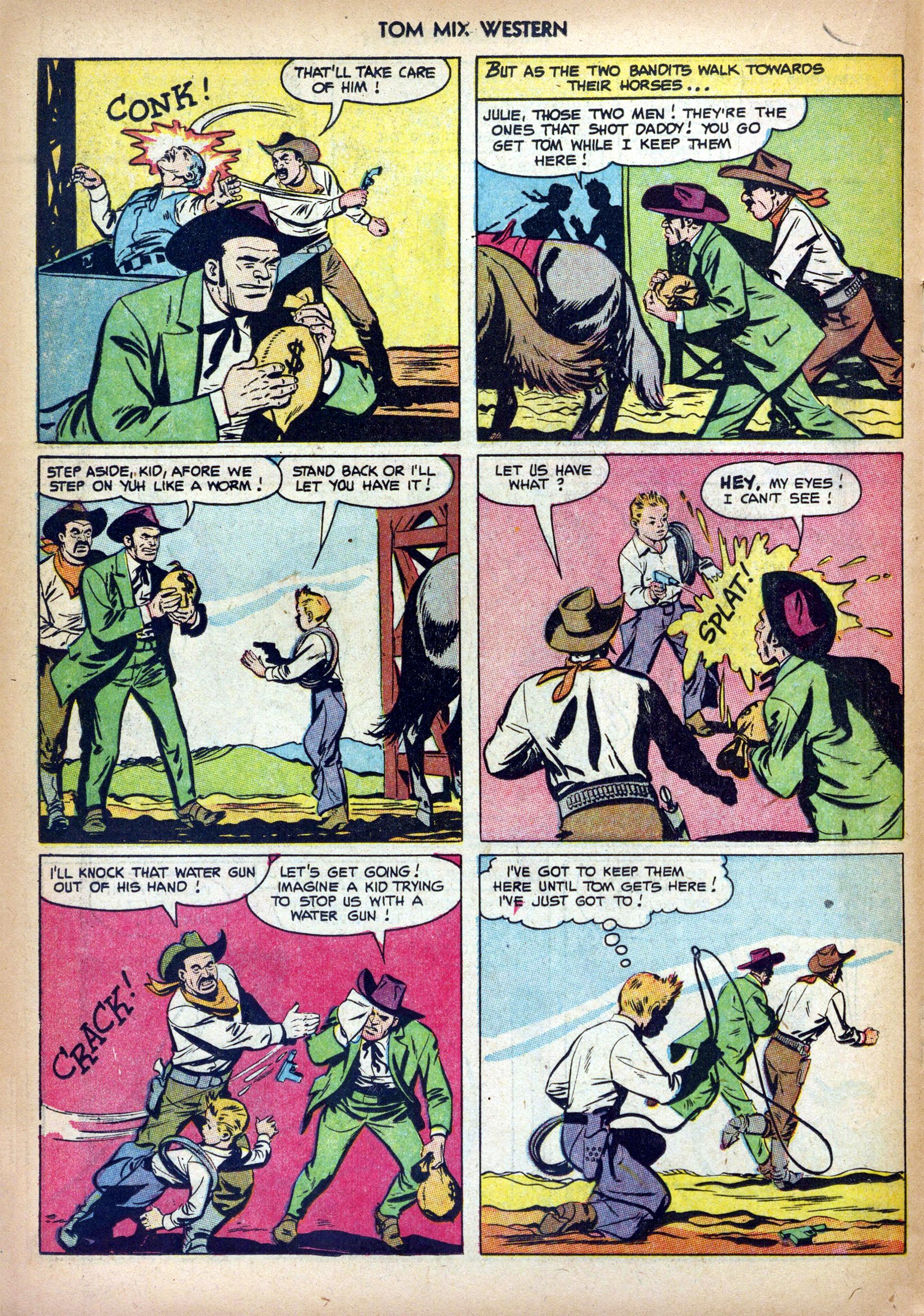 Read online Tom Mix Western (1948) comic -  Issue #58 - 18