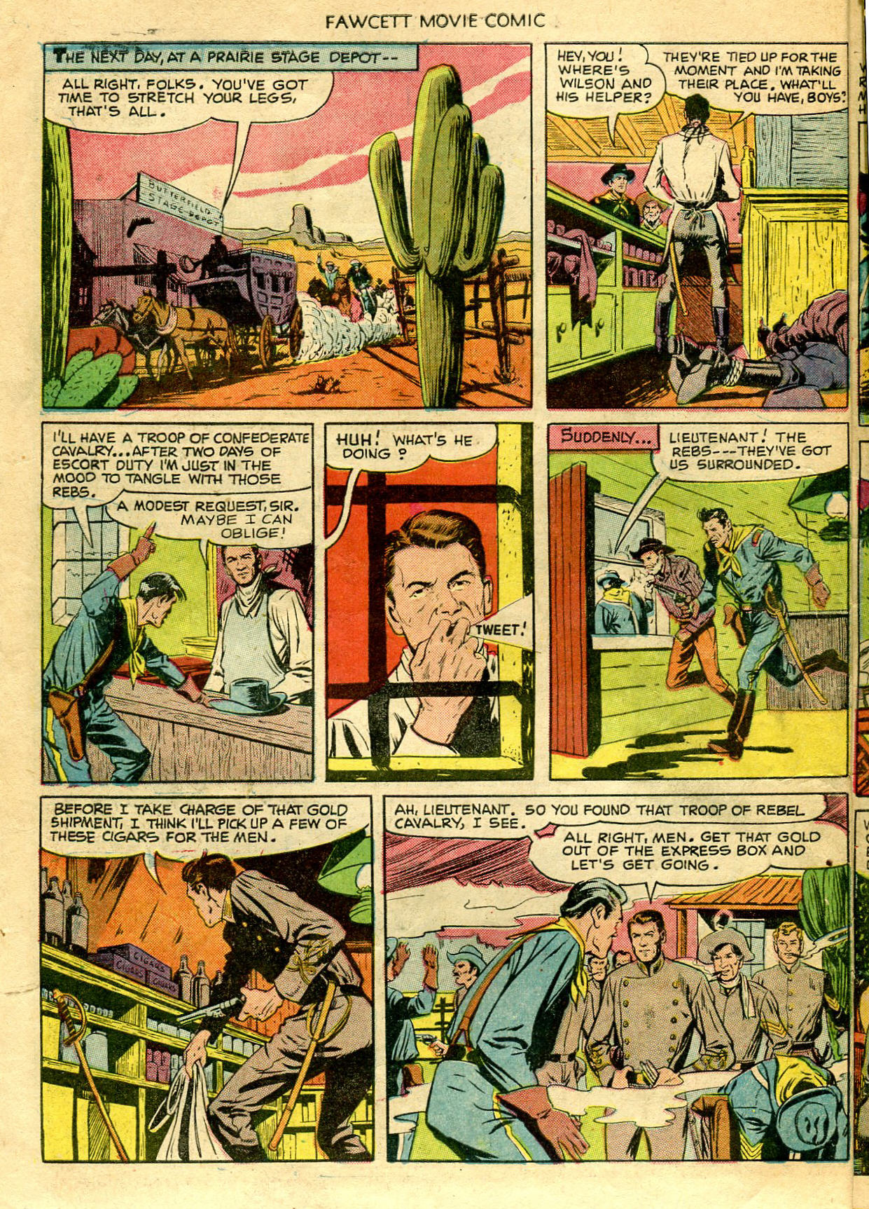 Read online Fawcett Movie Comic comic -  Issue #14 - 6