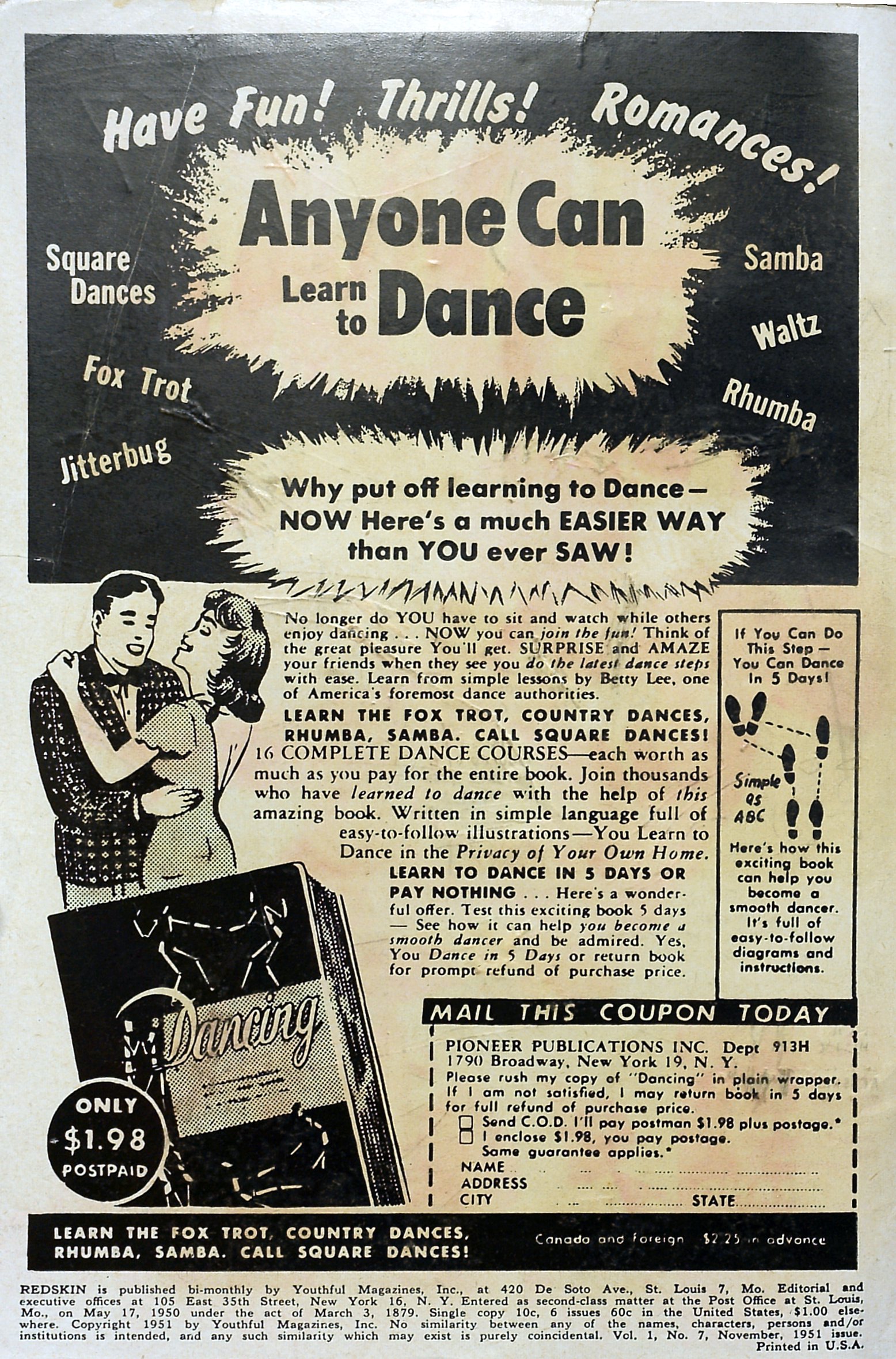 Read online Redskin comic -  Issue #7 - 2