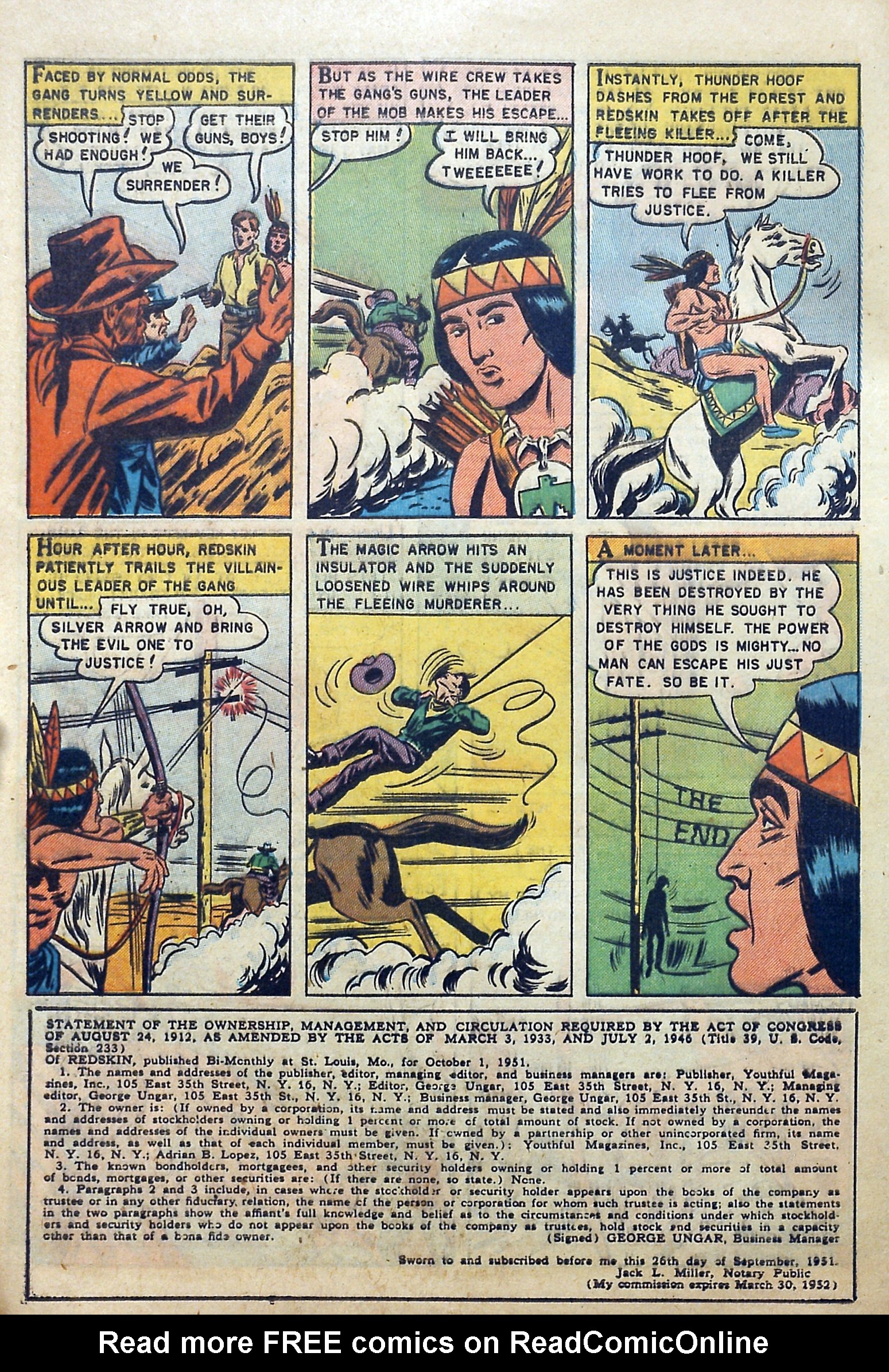 Read online Redskin comic -  Issue #10 - 10