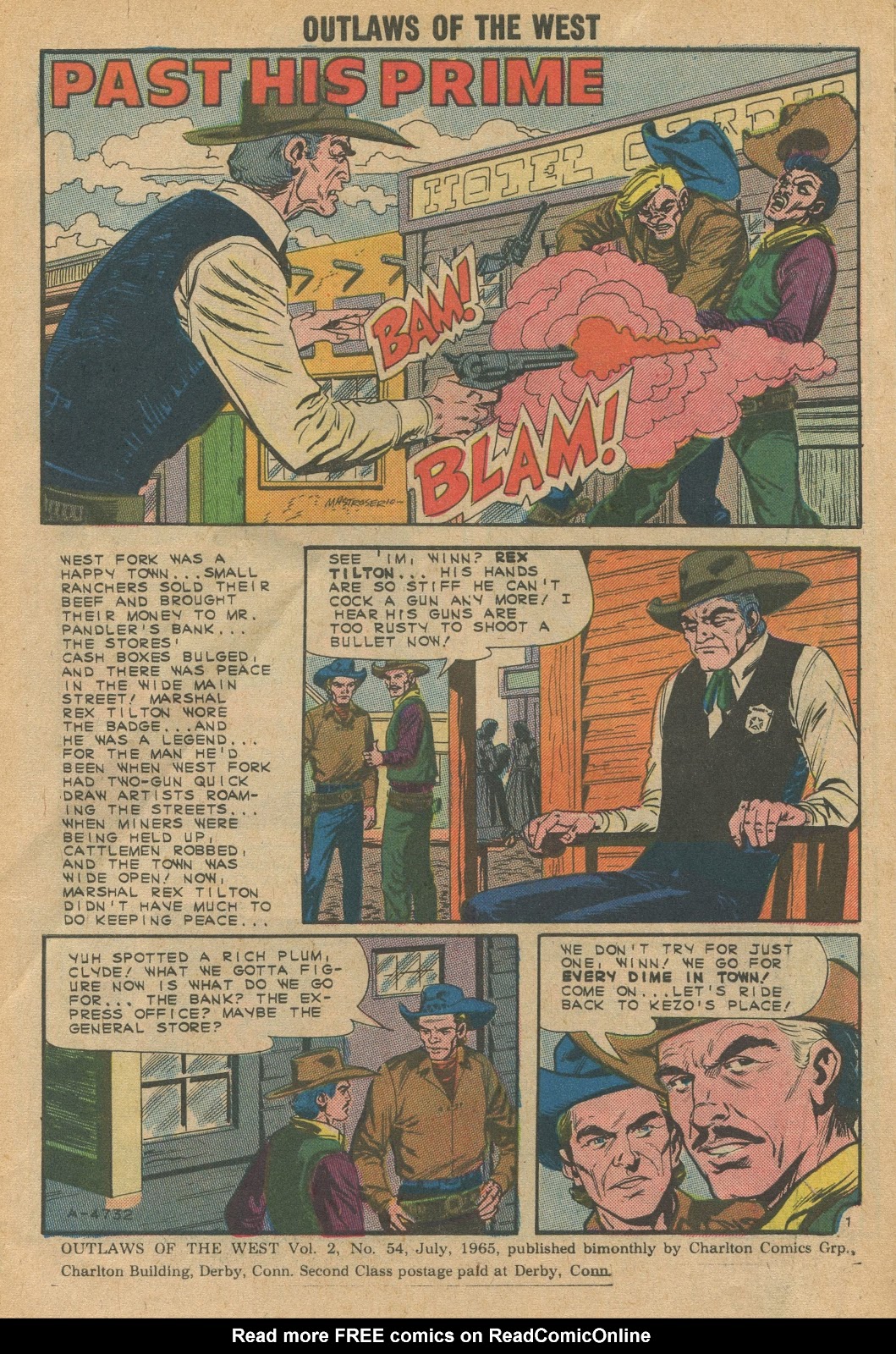 Outlaws of the West issue 54 - Page 3