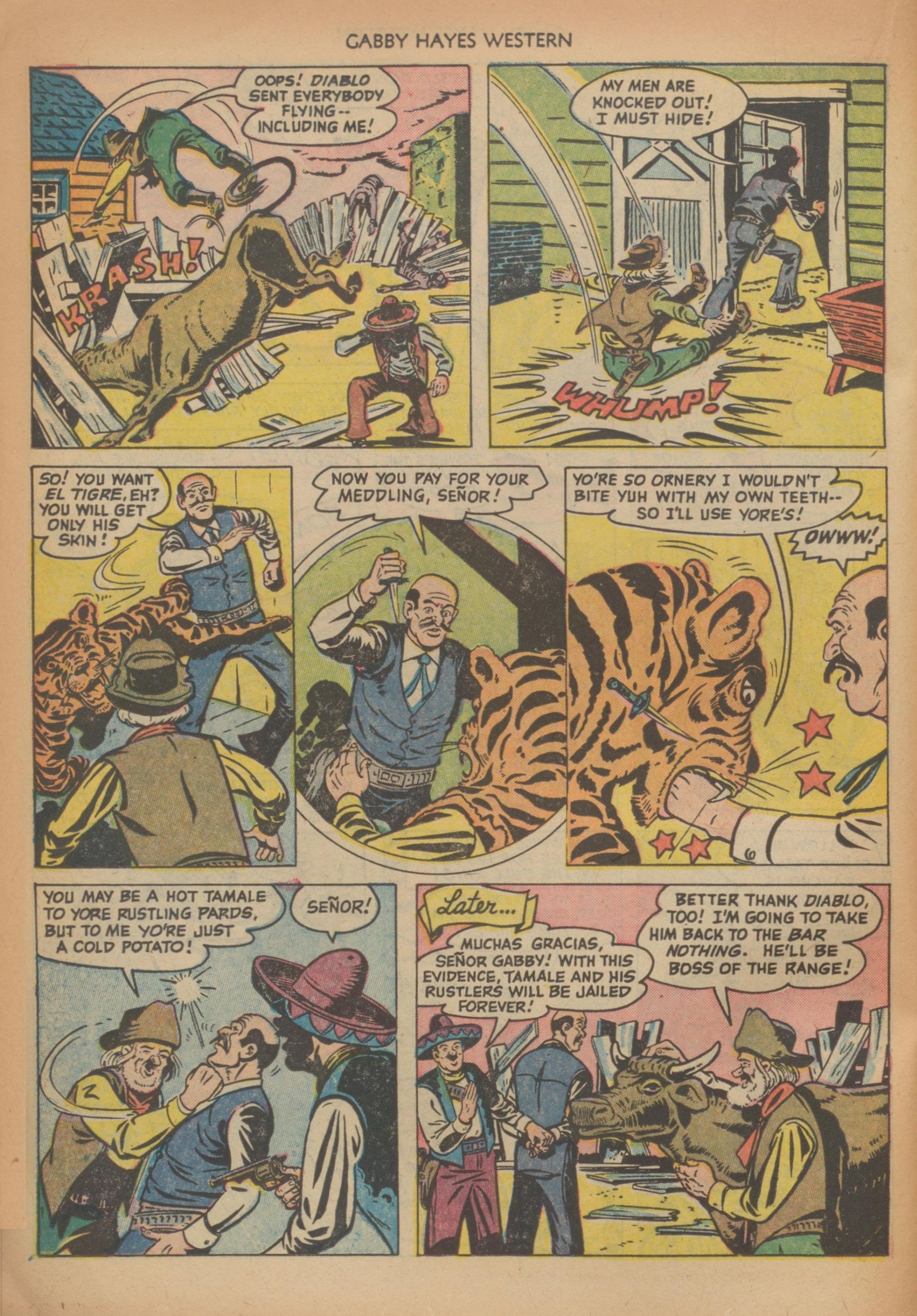Read online Gabby Hayes Western comic -  Issue #39 - 22