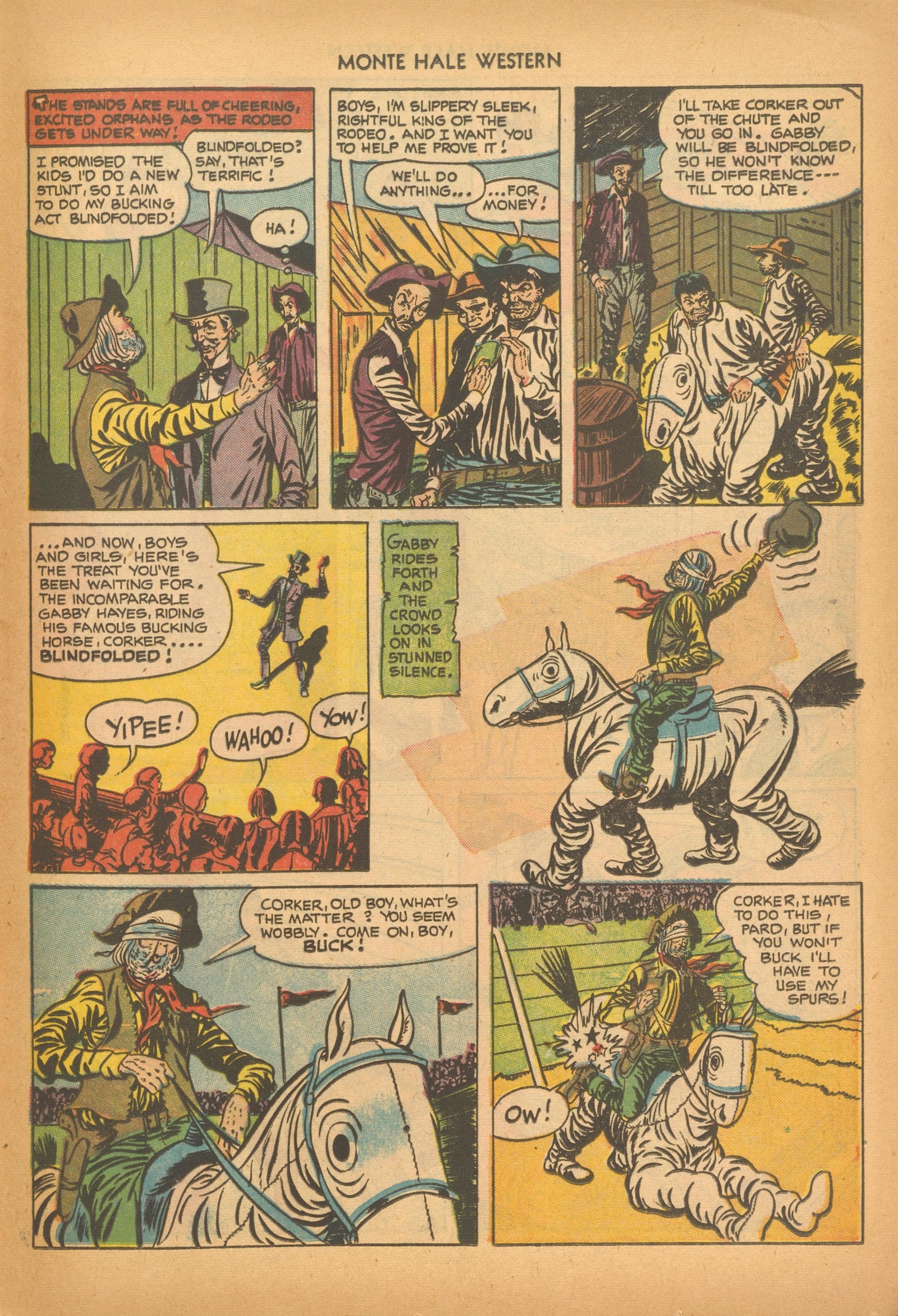 Read online Monte Hale Western comic -  Issue #74 - 25