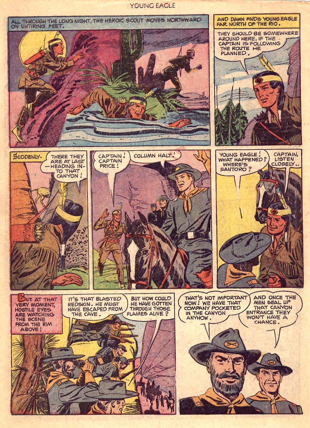 Read online Young Eagle comic -  Issue #6 - 18