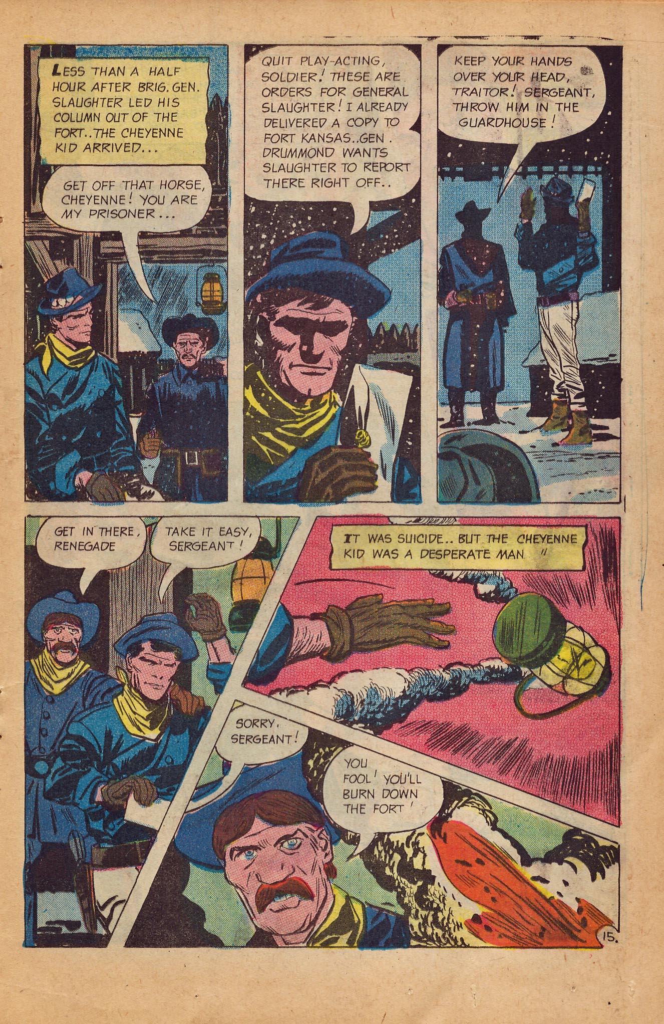 Read online Cheyenne Kid comic -  Issue #68 - 17