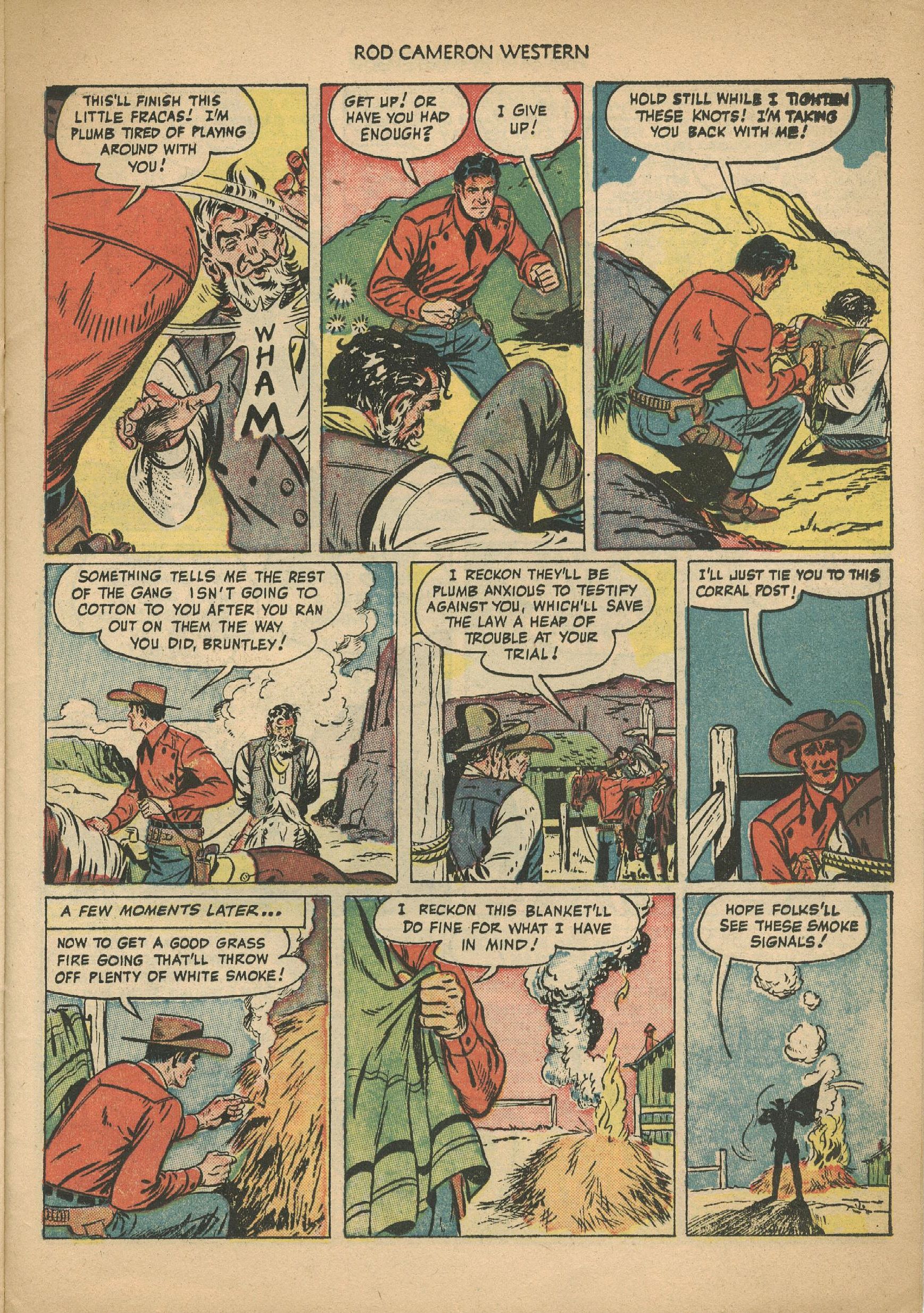Read online Rod Cameron Western comic -  Issue #1 - 23