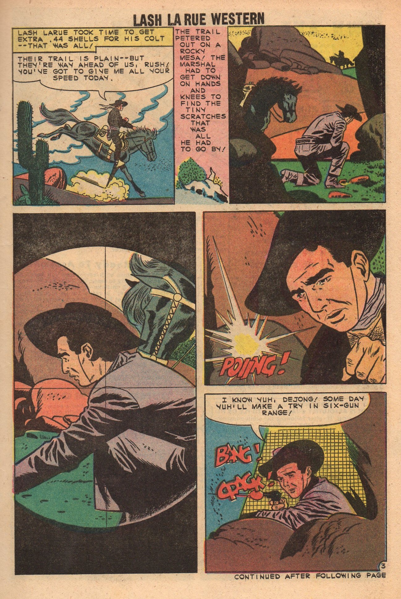 Read online Lash Larue Western (1949) comic -  Issue #73 - 5