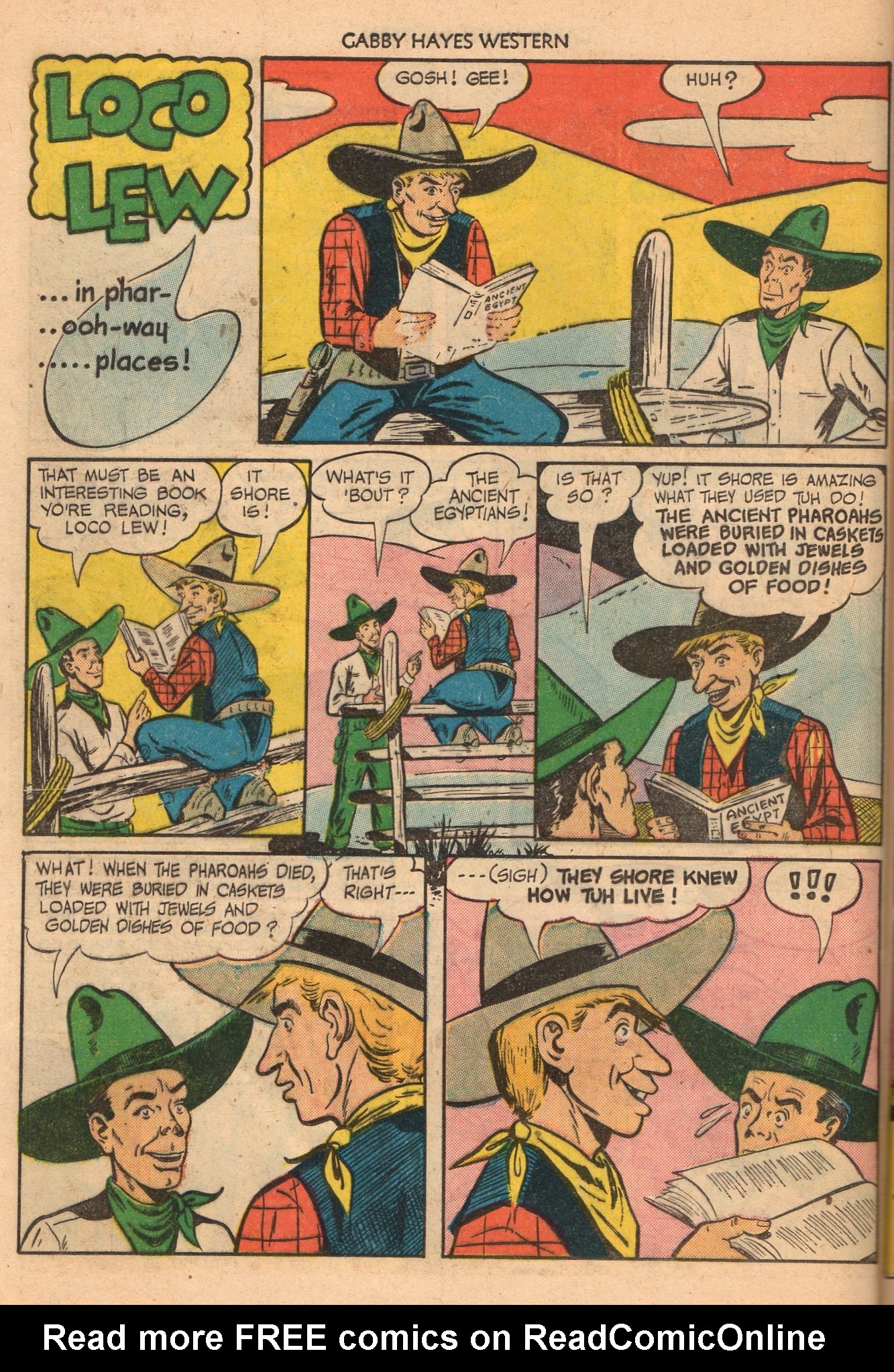 Read online Gabby Hayes Western comic -  Issue #21 - 40