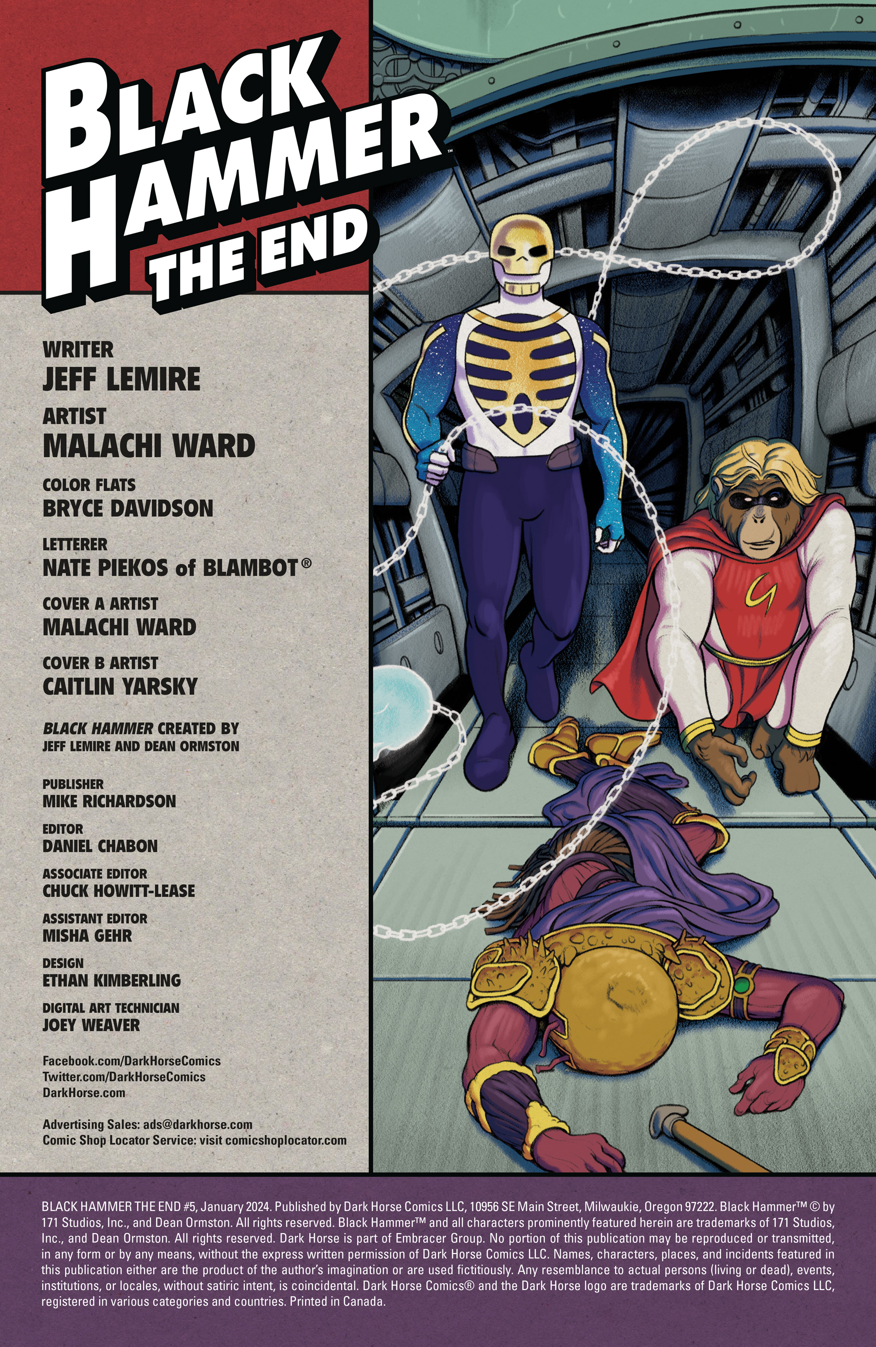Read online Black Hammer: The End comic -  Issue #5 - 2