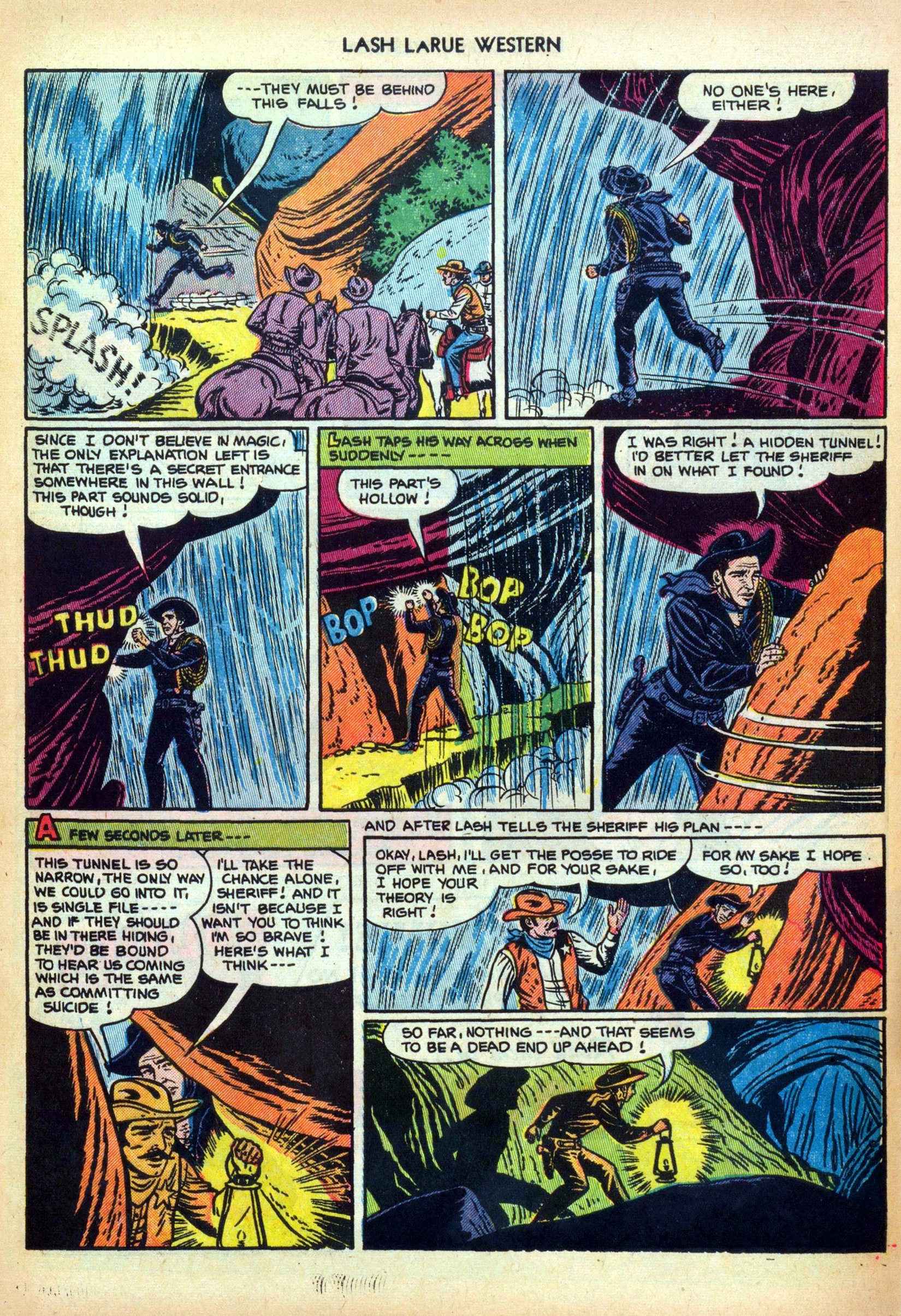 Read online Lash Larue Western (1949) comic -  Issue #28 - 9