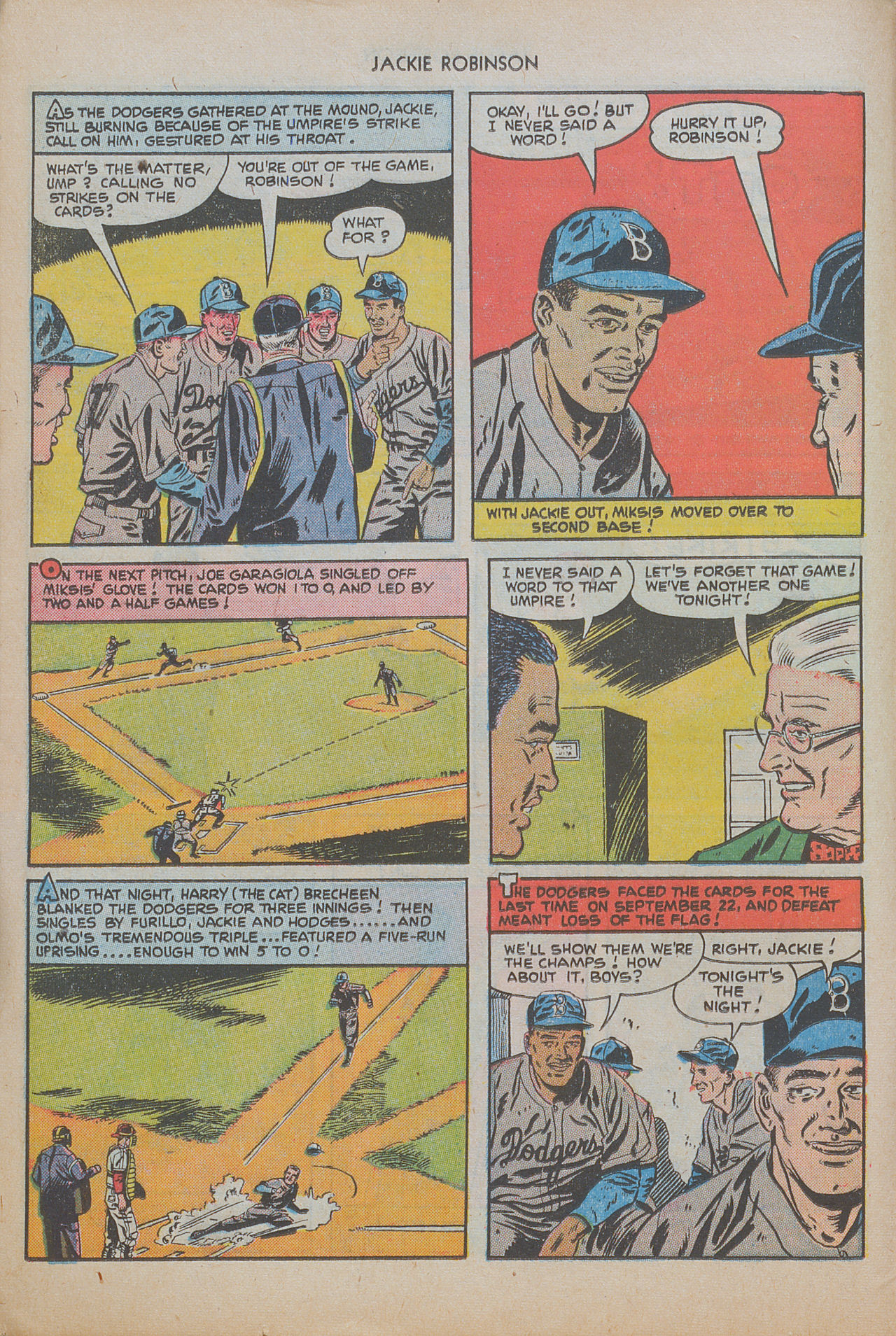Read online Jackie Robinson comic -  Issue #5 - 12