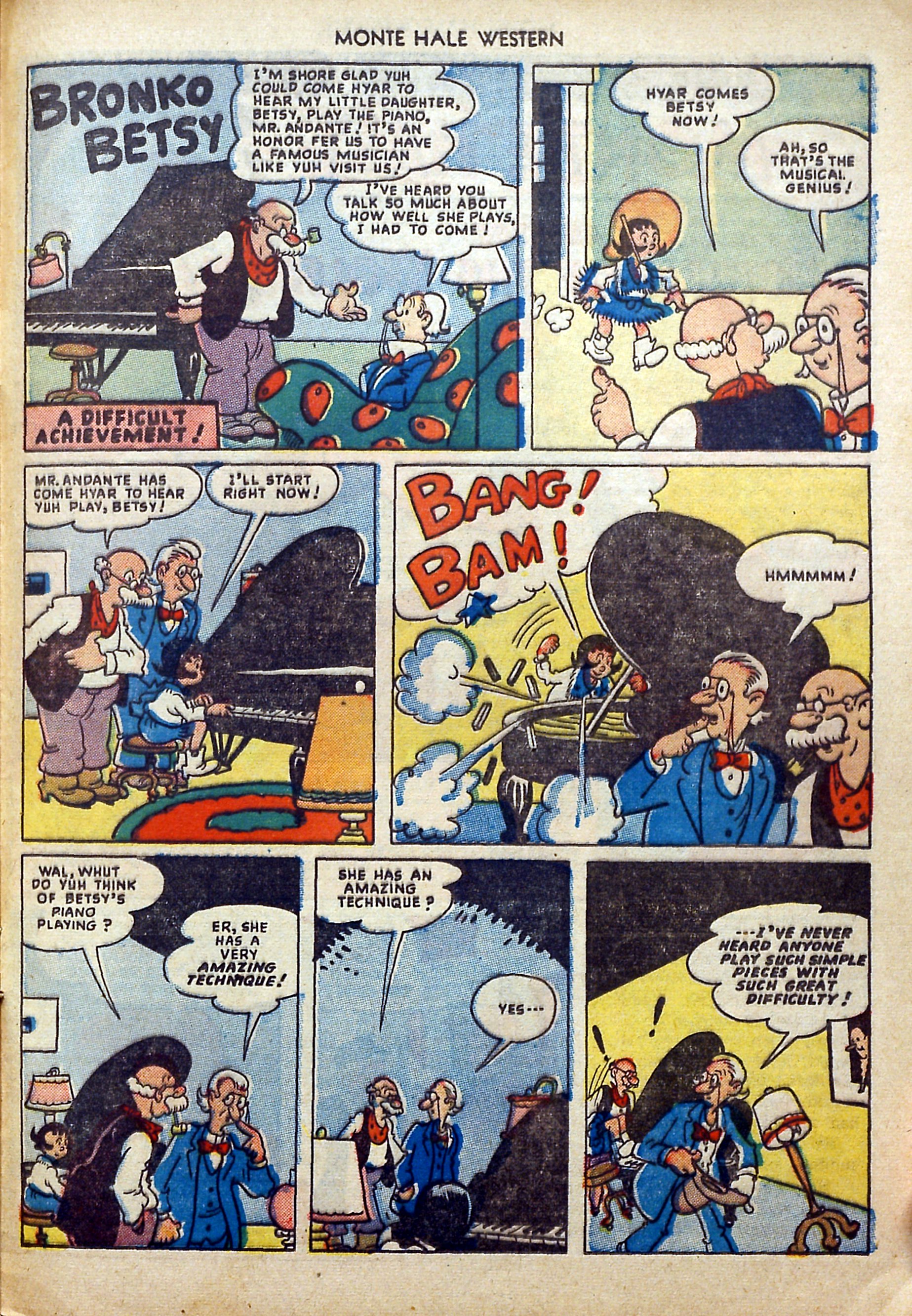 Read online Monte Hale Western comic -  Issue #40 - 41