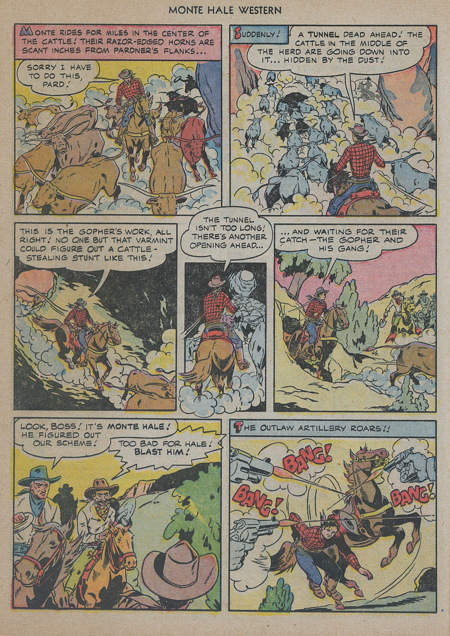 Read online Monte Hale Western comic -  Issue #48 - 24