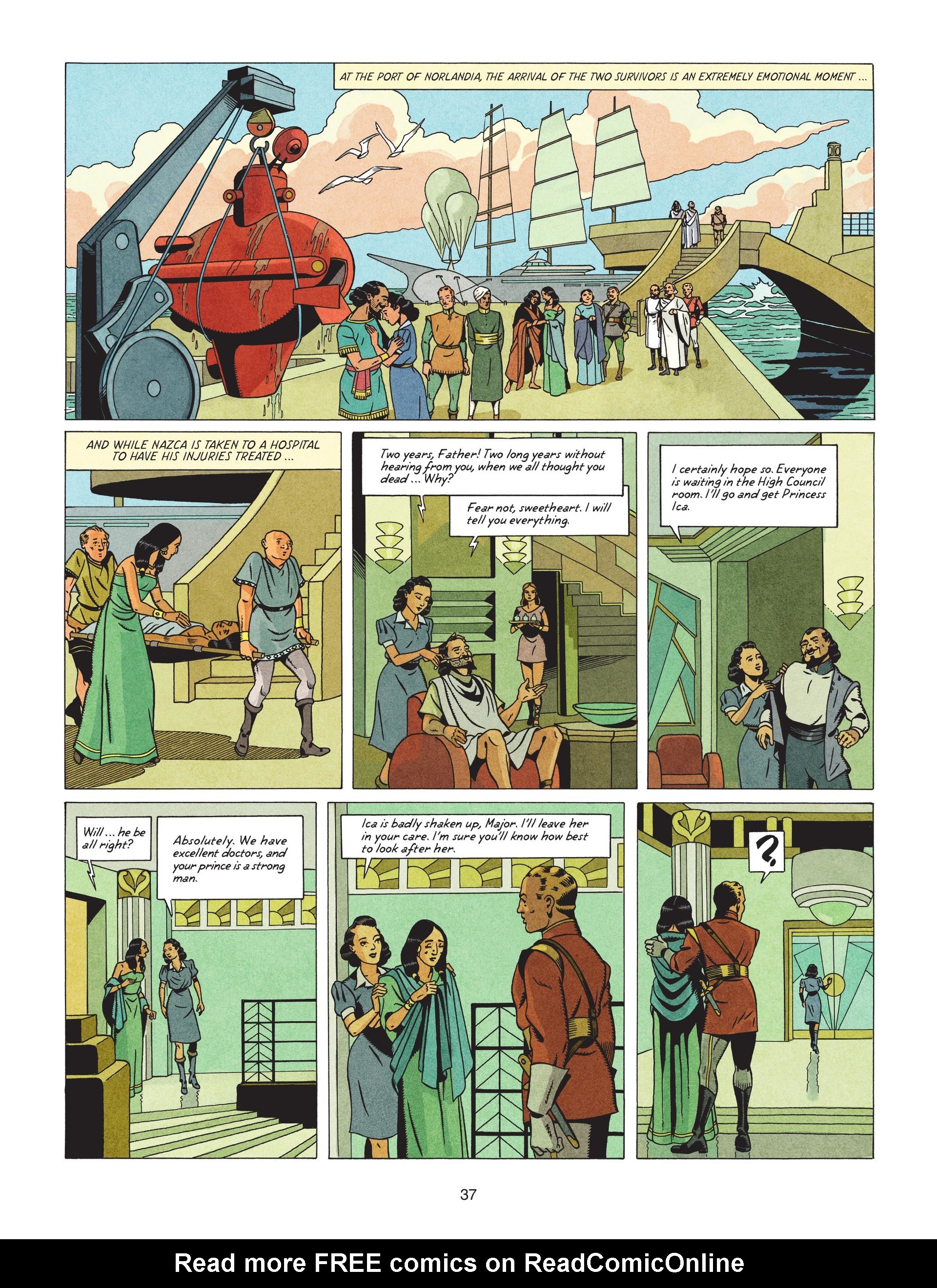 Read online Before Blake & Mortimer comic -  Issue #2 - 38