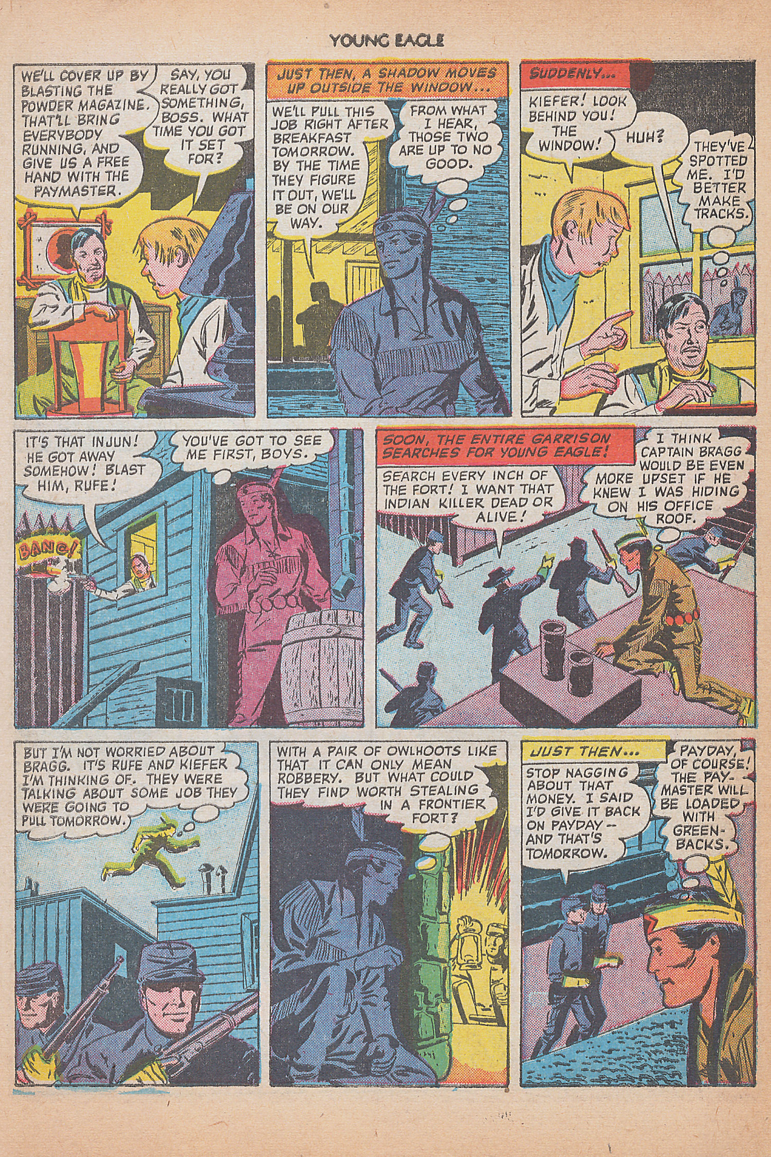 Read online Young Eagle comic -  Issue #3 - 10