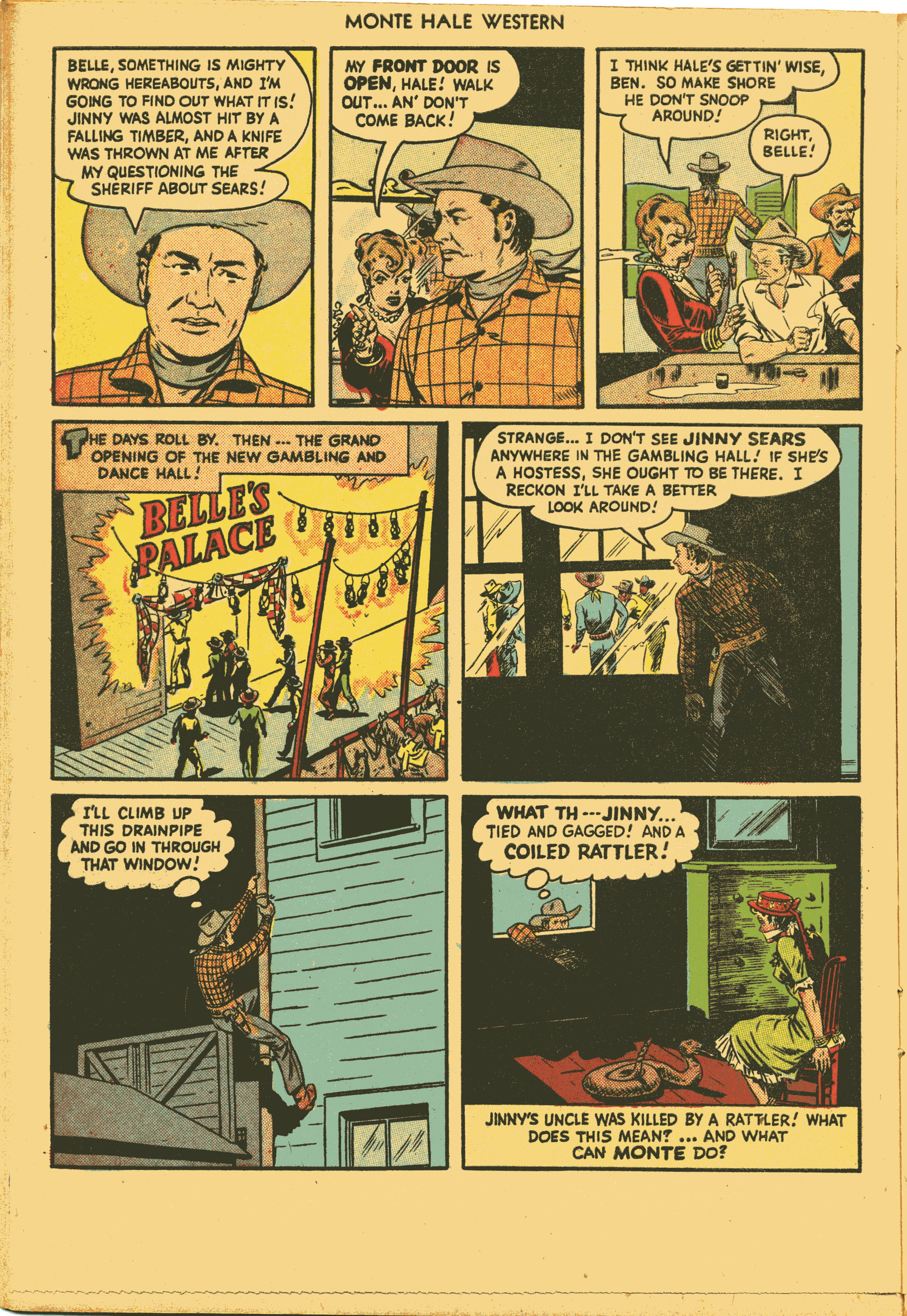 Read online Monte Hale Western comic -  Issue #31 - 20