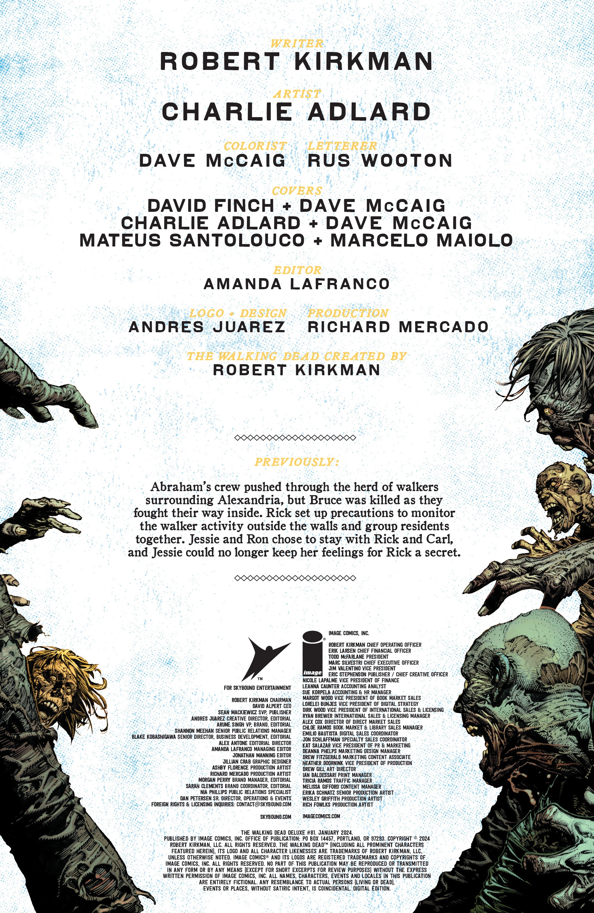 Read online The Walking Dead Deluxe comic -  Issue #81 - 2