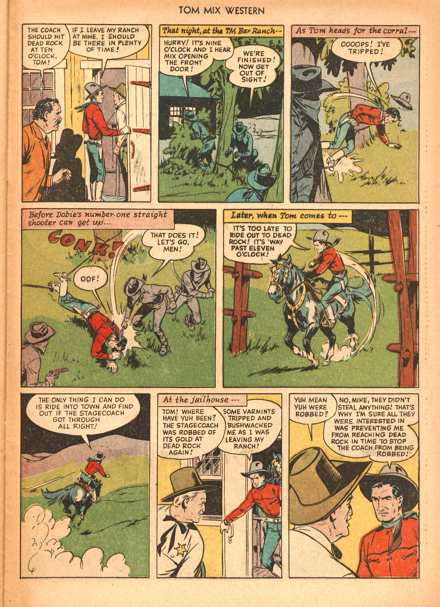 Read online Tom Mix Western (1948) comic -  Issue #34 - 29