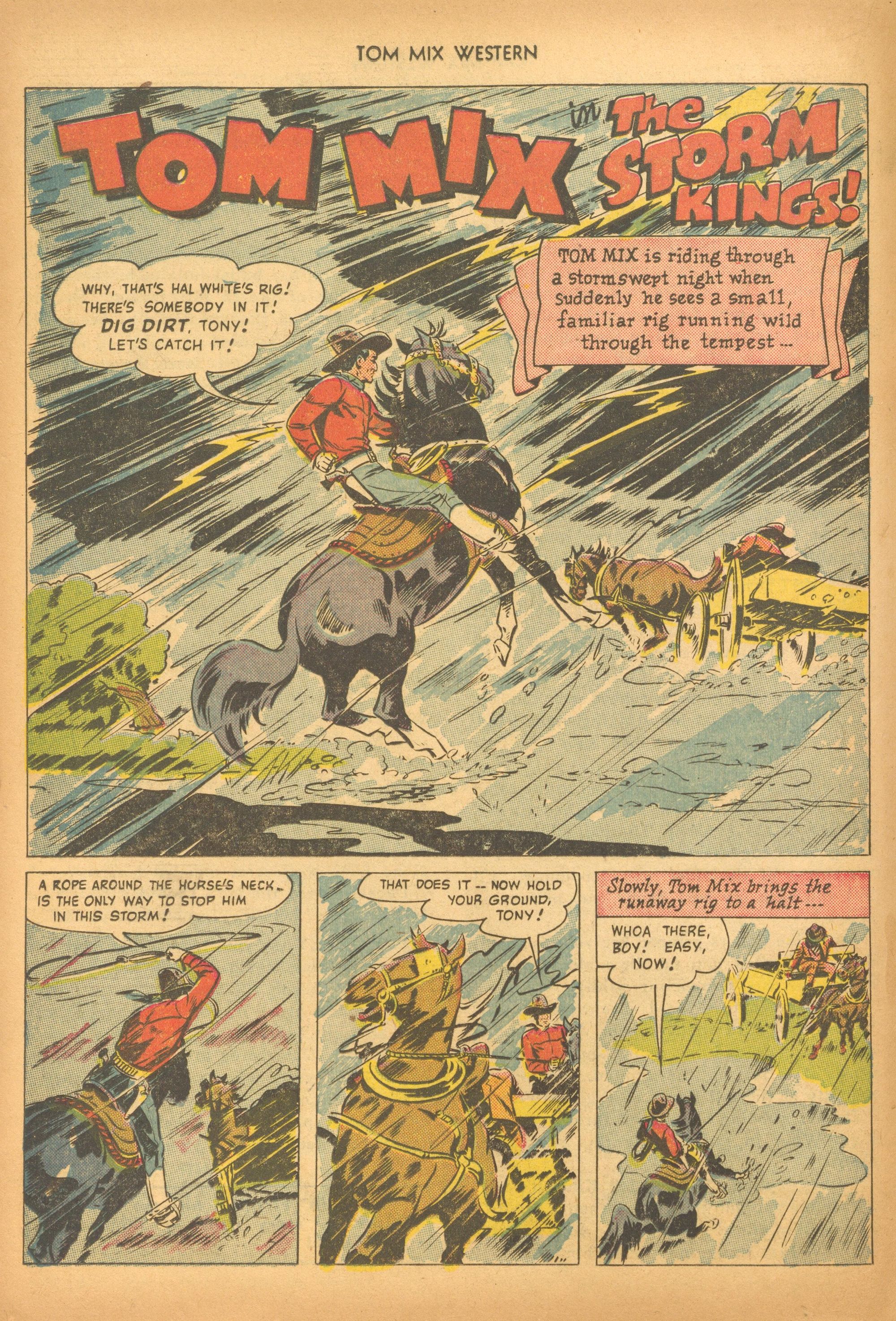 Read online Tom Mix Western (1948) comic -  Issue #28 - 26