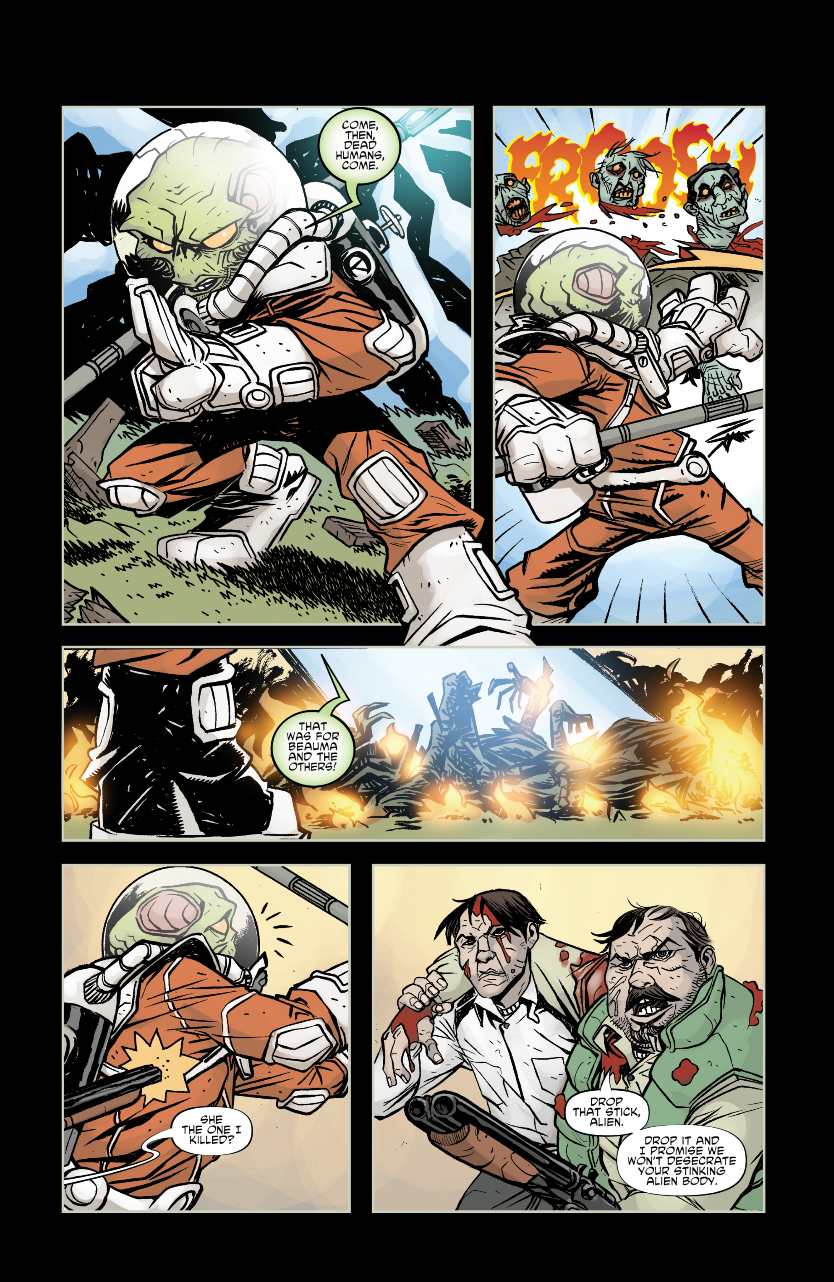 Read online The Colonized: Zombies vs. Aliens comic -  Issue # TPB - 73
