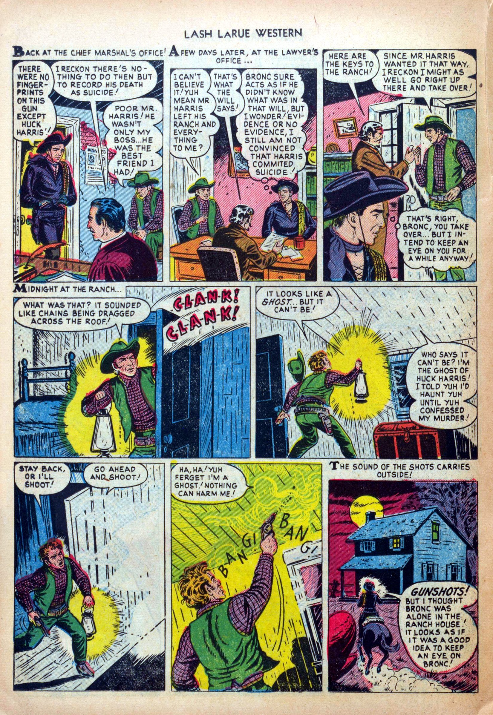 Read online Lash Larue Western (1949) comic -  Issue #31 - 20