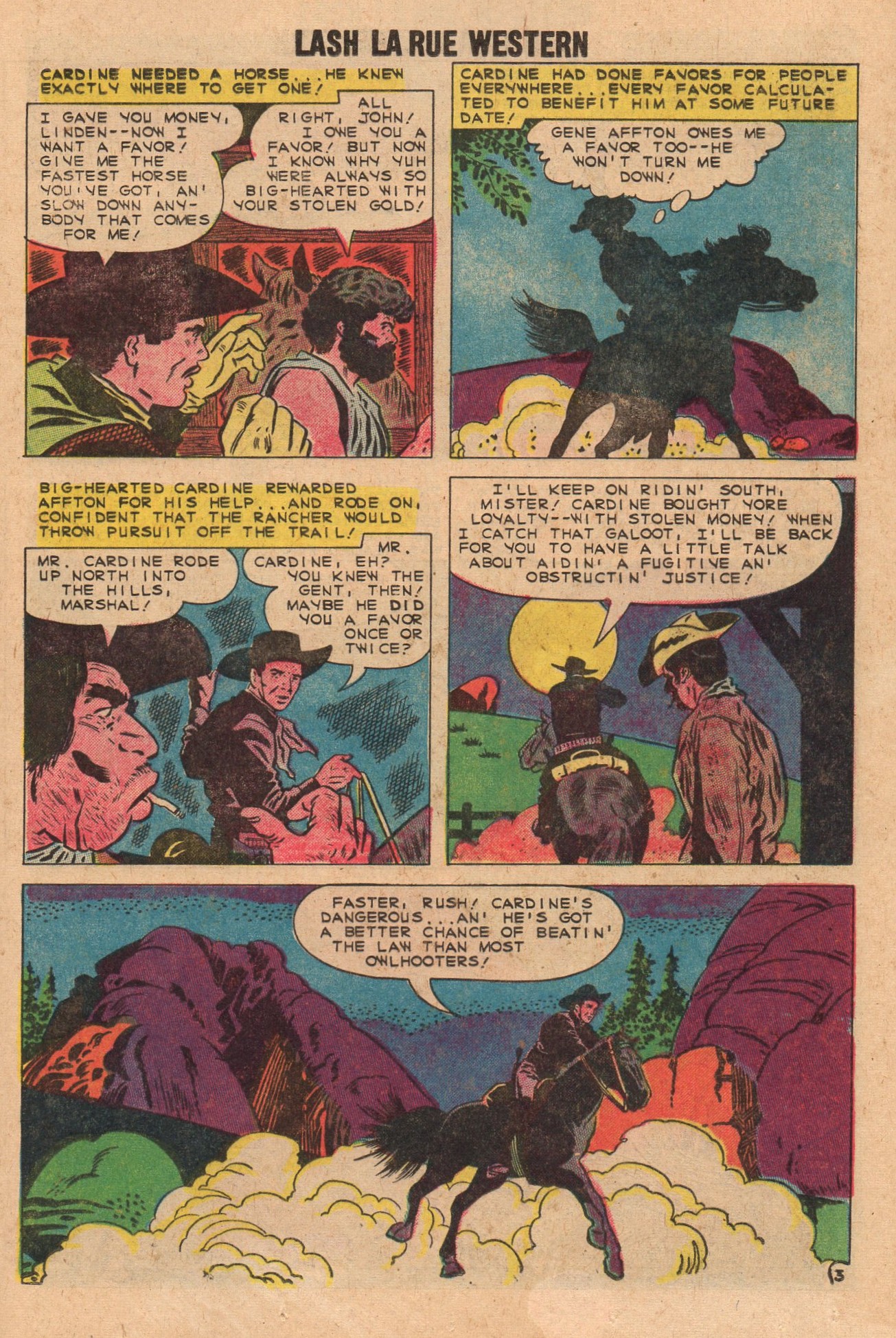 Read online Lash Larue Western (1949) comic -  Issue #74 - 25