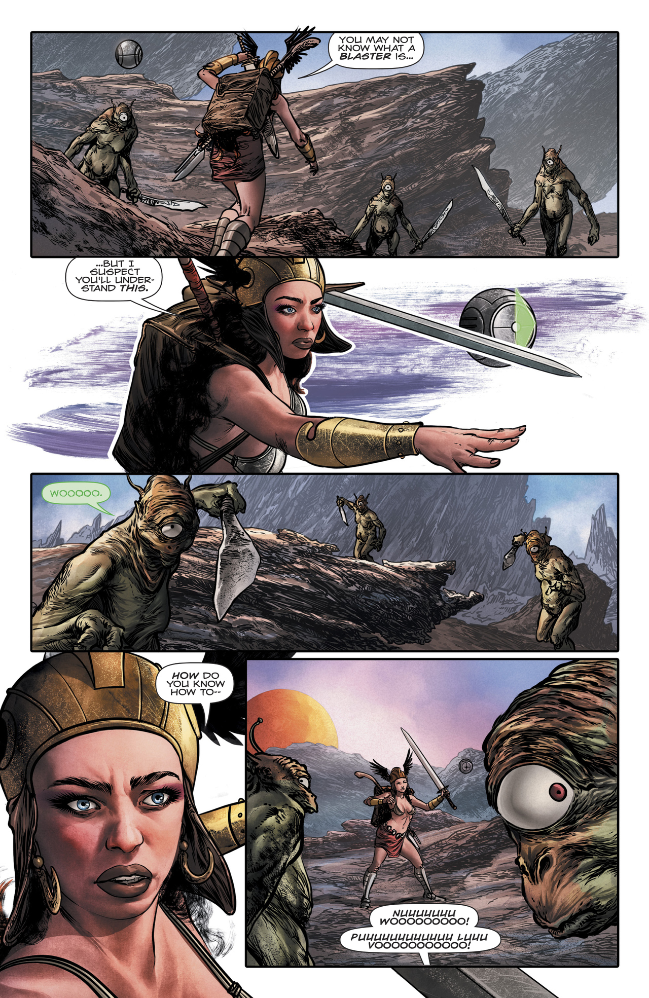 Read online Frank Frazetta's Dawn Attack comic -  Issue #2 - 23