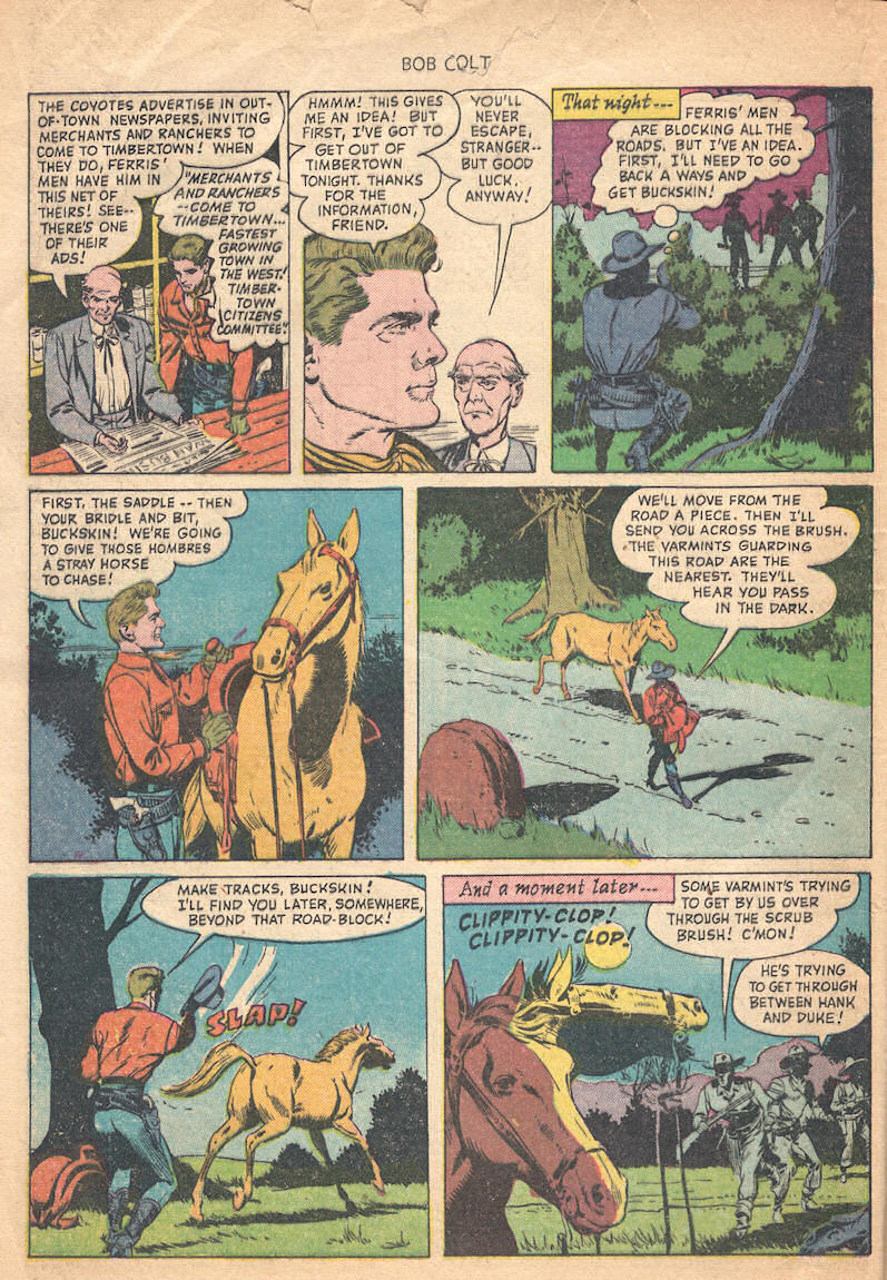 Read online Bob Colt Western comic -  Issue #1 - 8