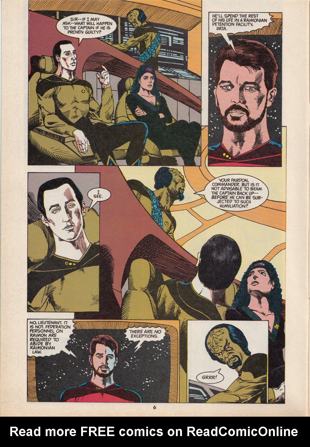 Read online Star Trek The Next Generation (1990) comic -  Issue #10 - 6