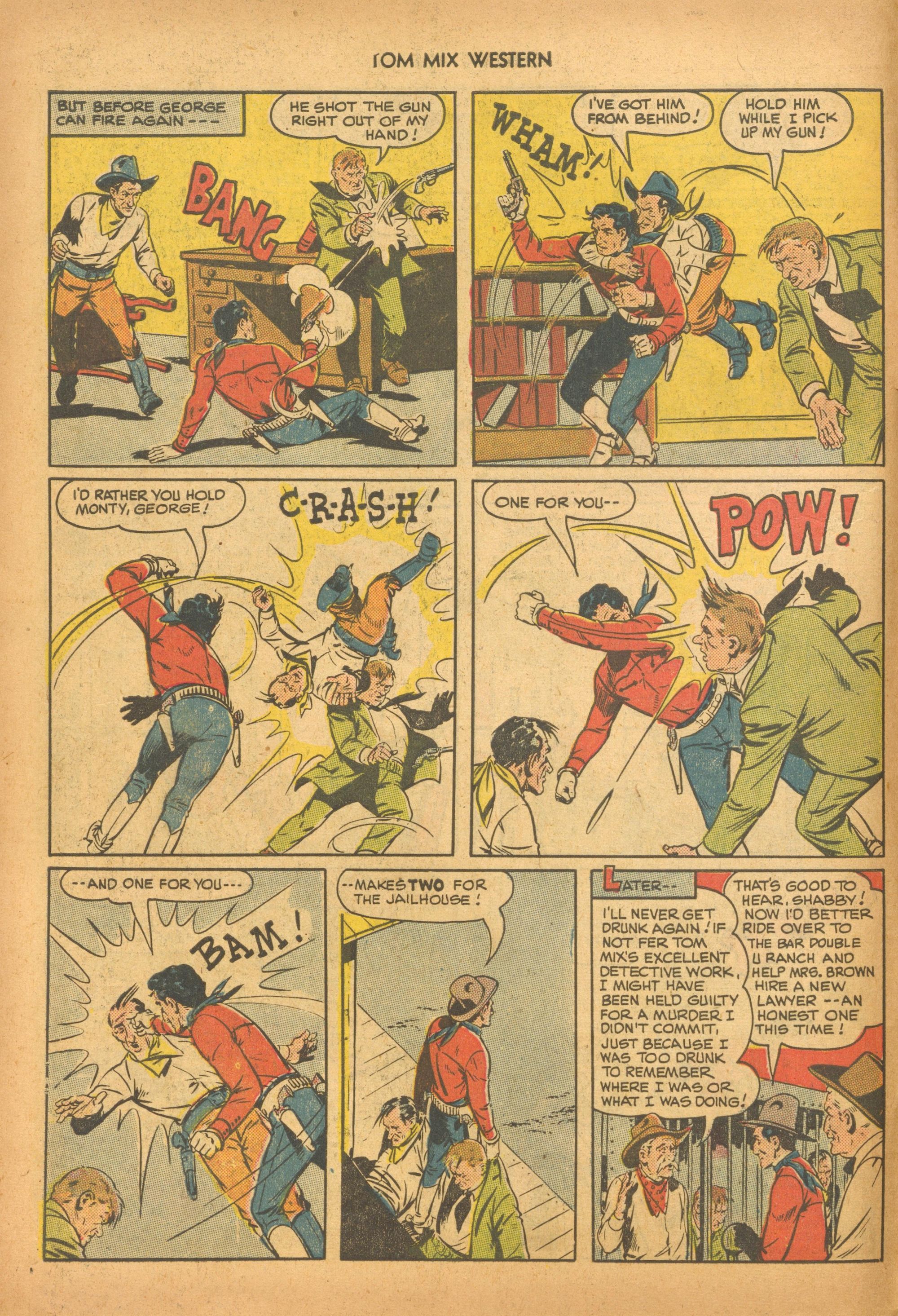 Read online Tom Mix Western (1948) comic -  Issue #28 - 10