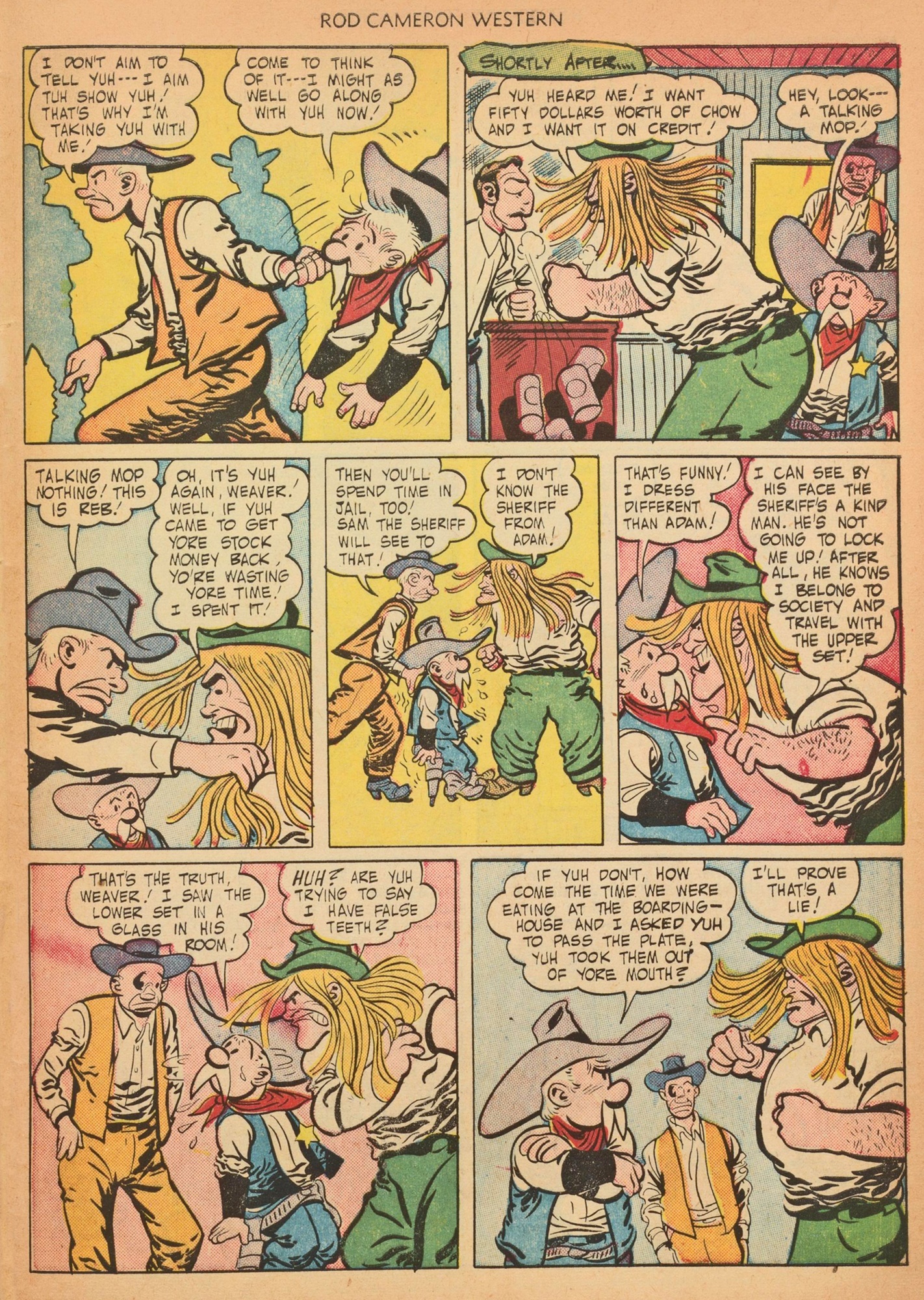 Read online Rod Cameron Western comic -  Issue #8 - 33