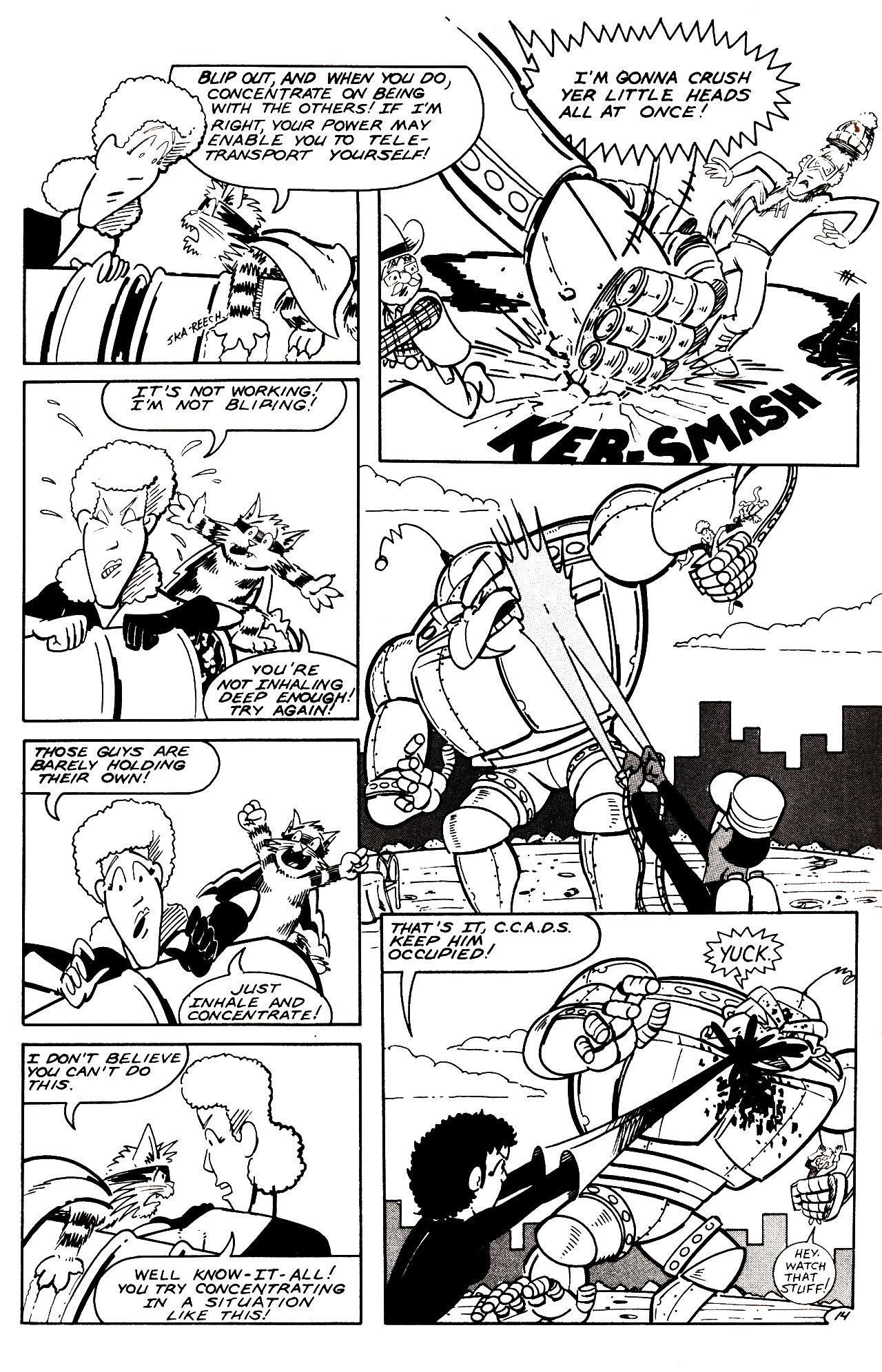 Read online Blip and the C.C.A.D.S. comic -  Issue #2 - 17