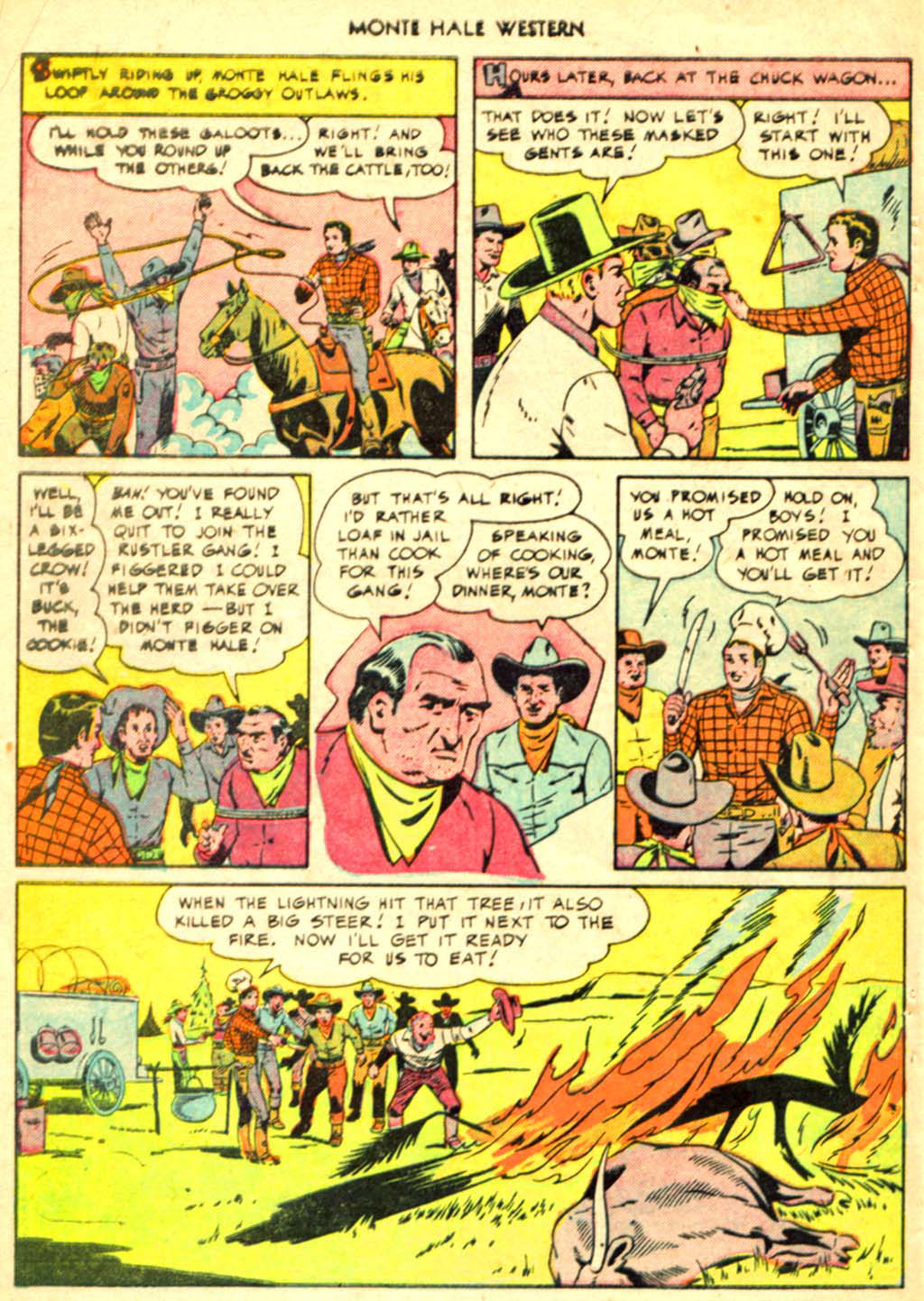 Read online Monte Hale Western comic -  Issue #61 - 32