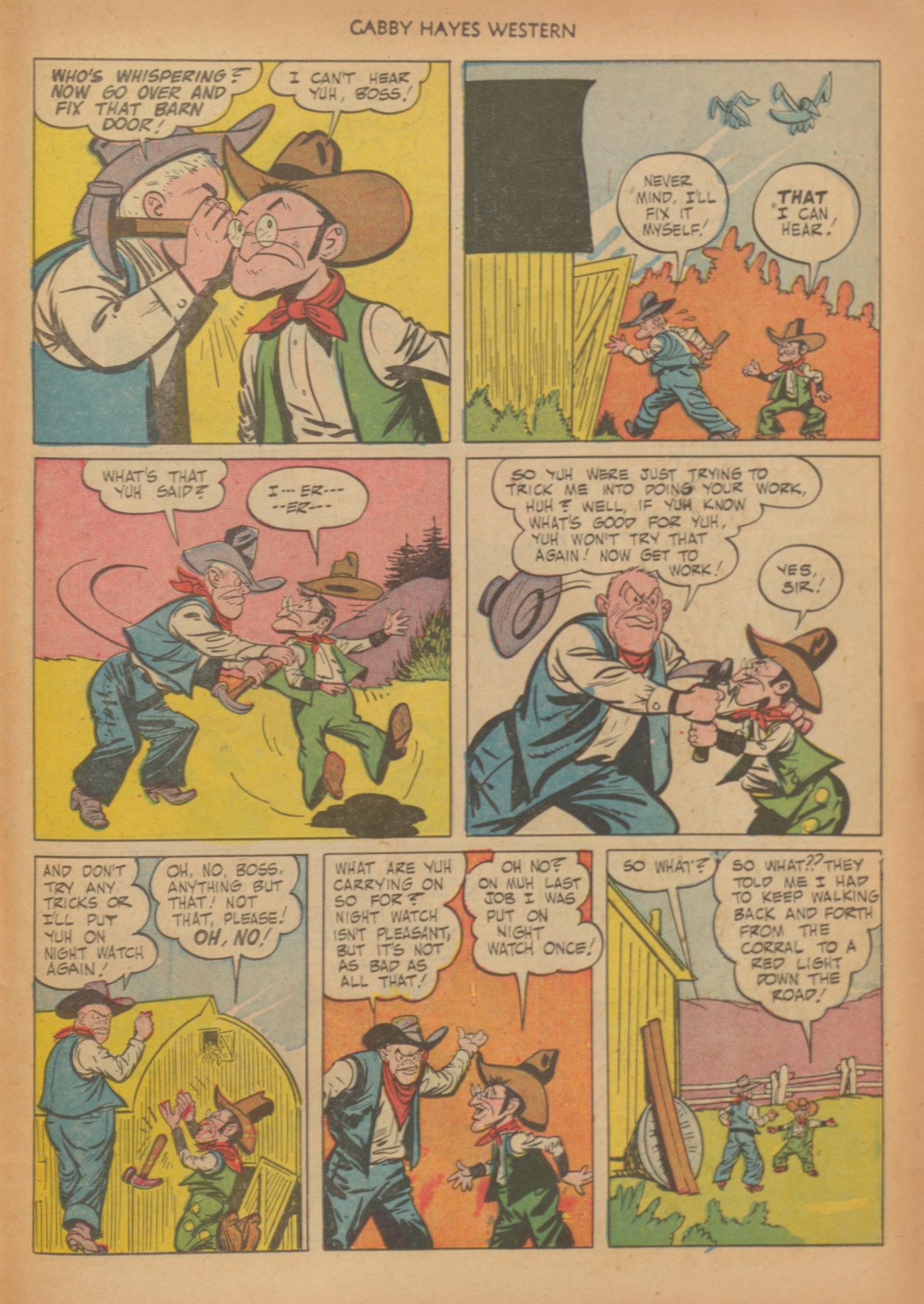 Read online Gabby Hayes Western comic -  Issue #29 - 39