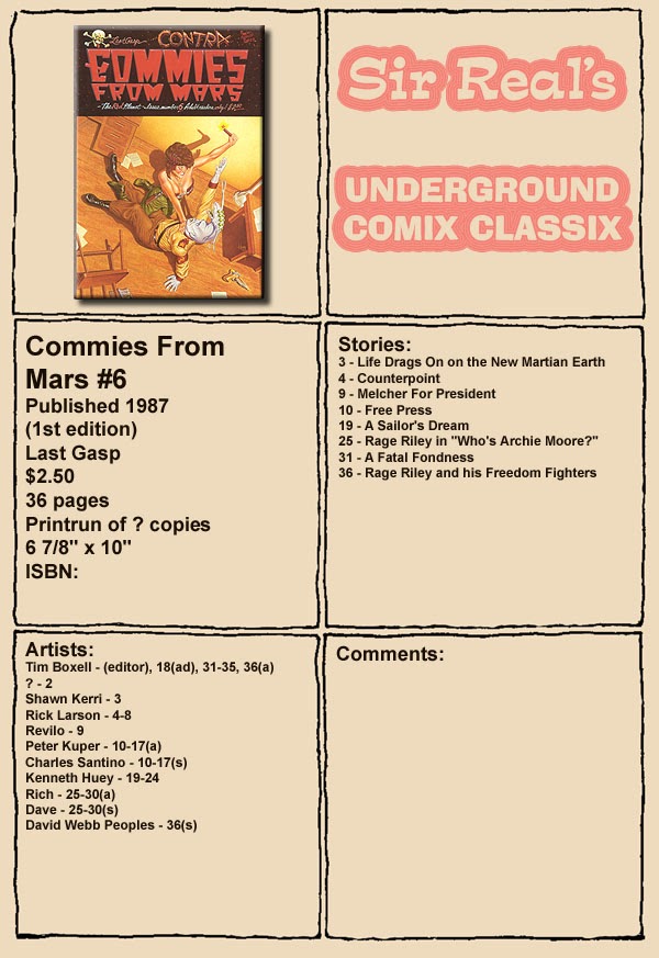 Read online Commies from Mars: The Red Planet comic -  Issue #6 - 1