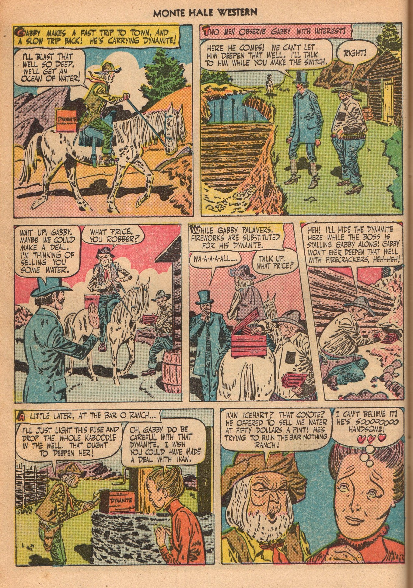 Read online Monte Hale Western comic -  Issue #51 - 16