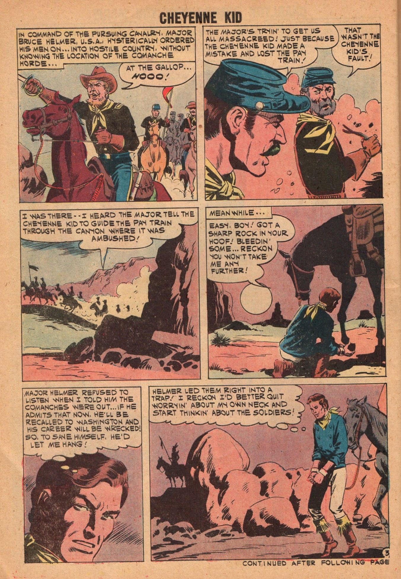 Read online Cheyenne Kid comic -  Issue #28 - 30