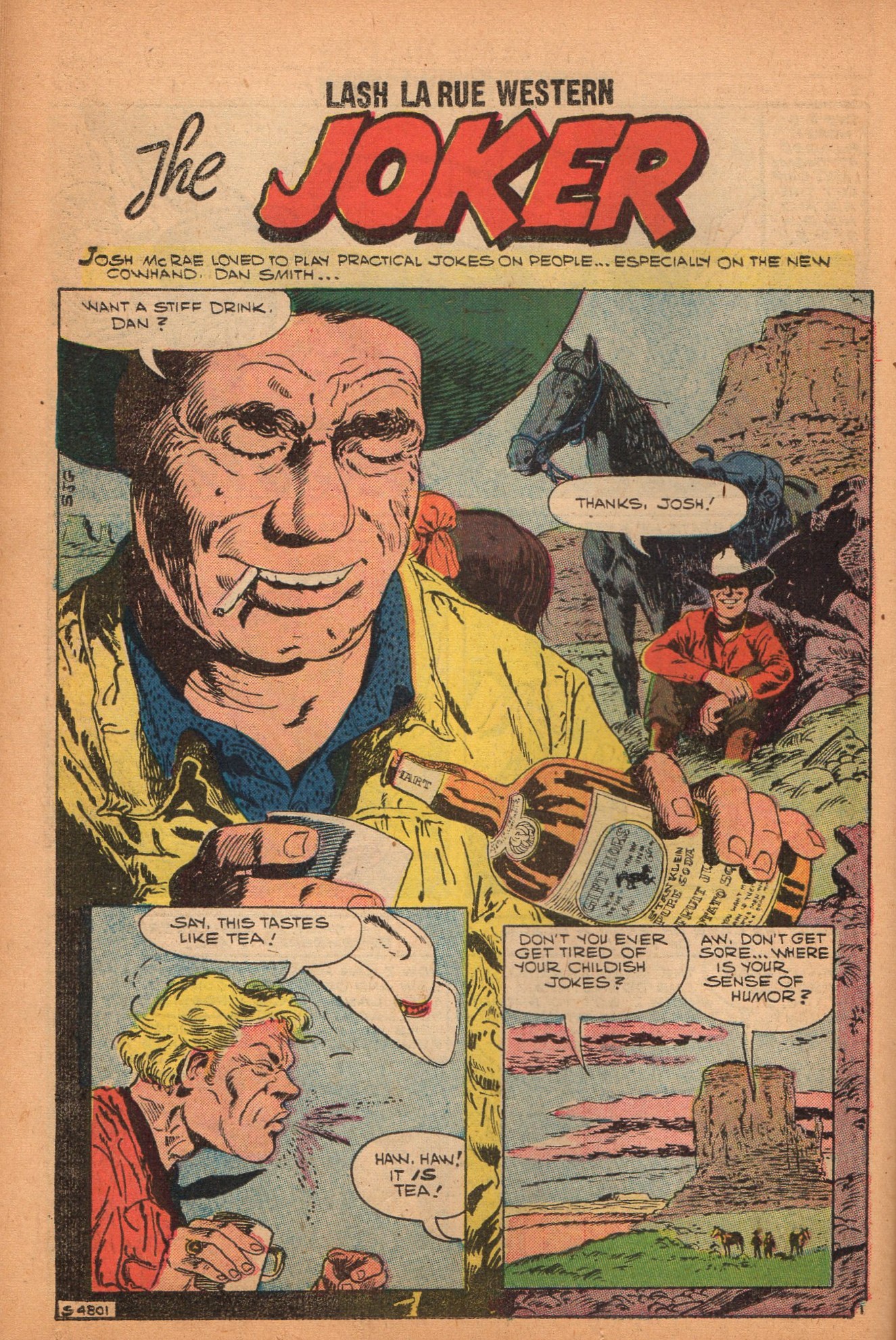 Read online Lash Larue Western (1949) comic -  Issue #71 - 27