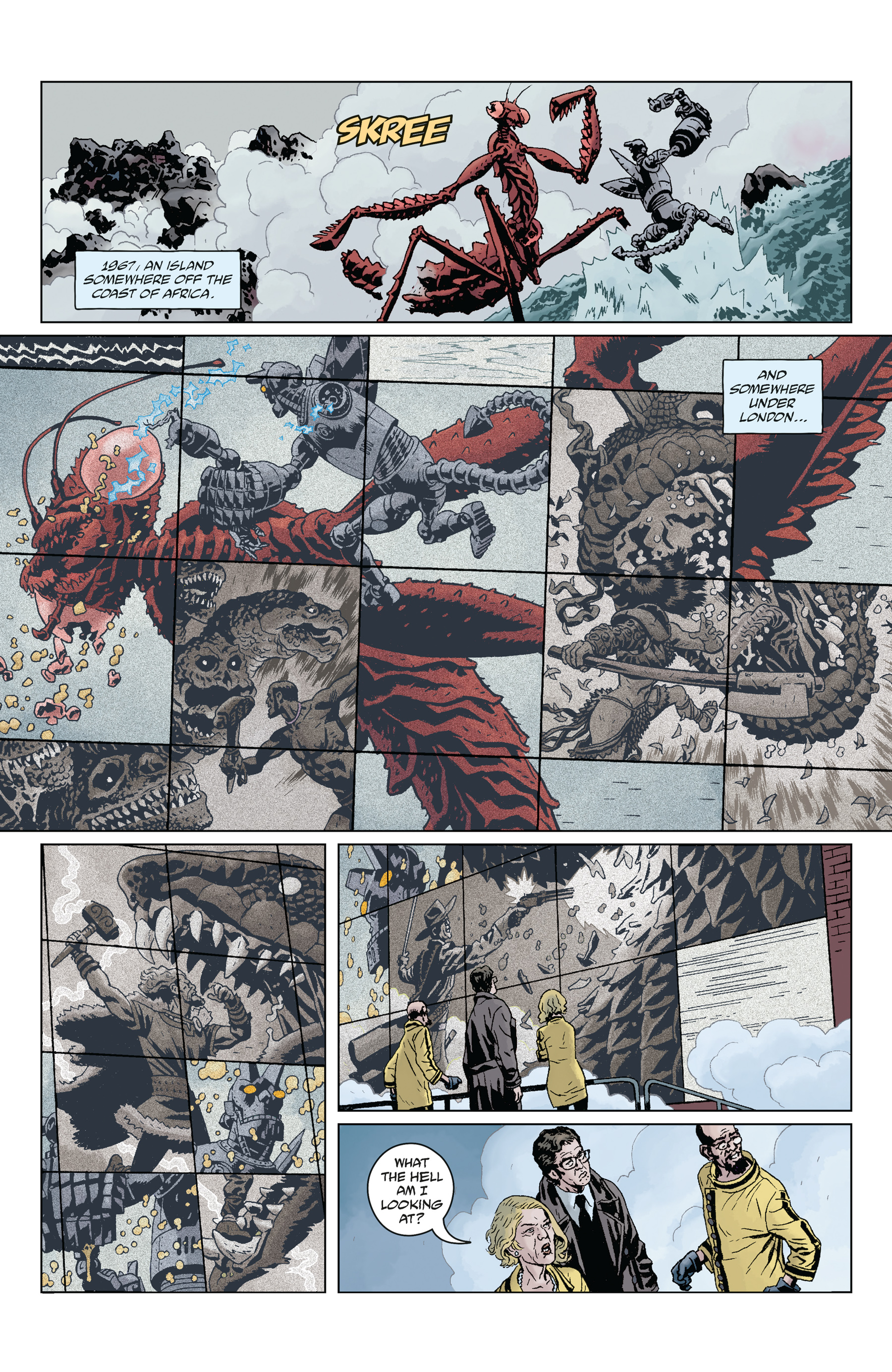 Read online Giant Robot Hellboy comic -  Issue #3 - 3