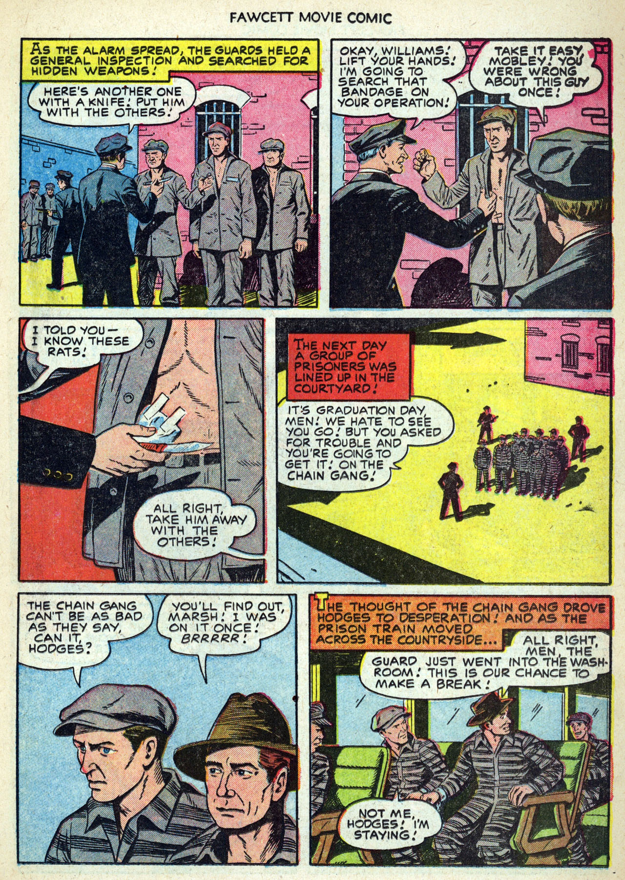 Read online Fawcett Movie Comic comic -  Issue #19 - 19