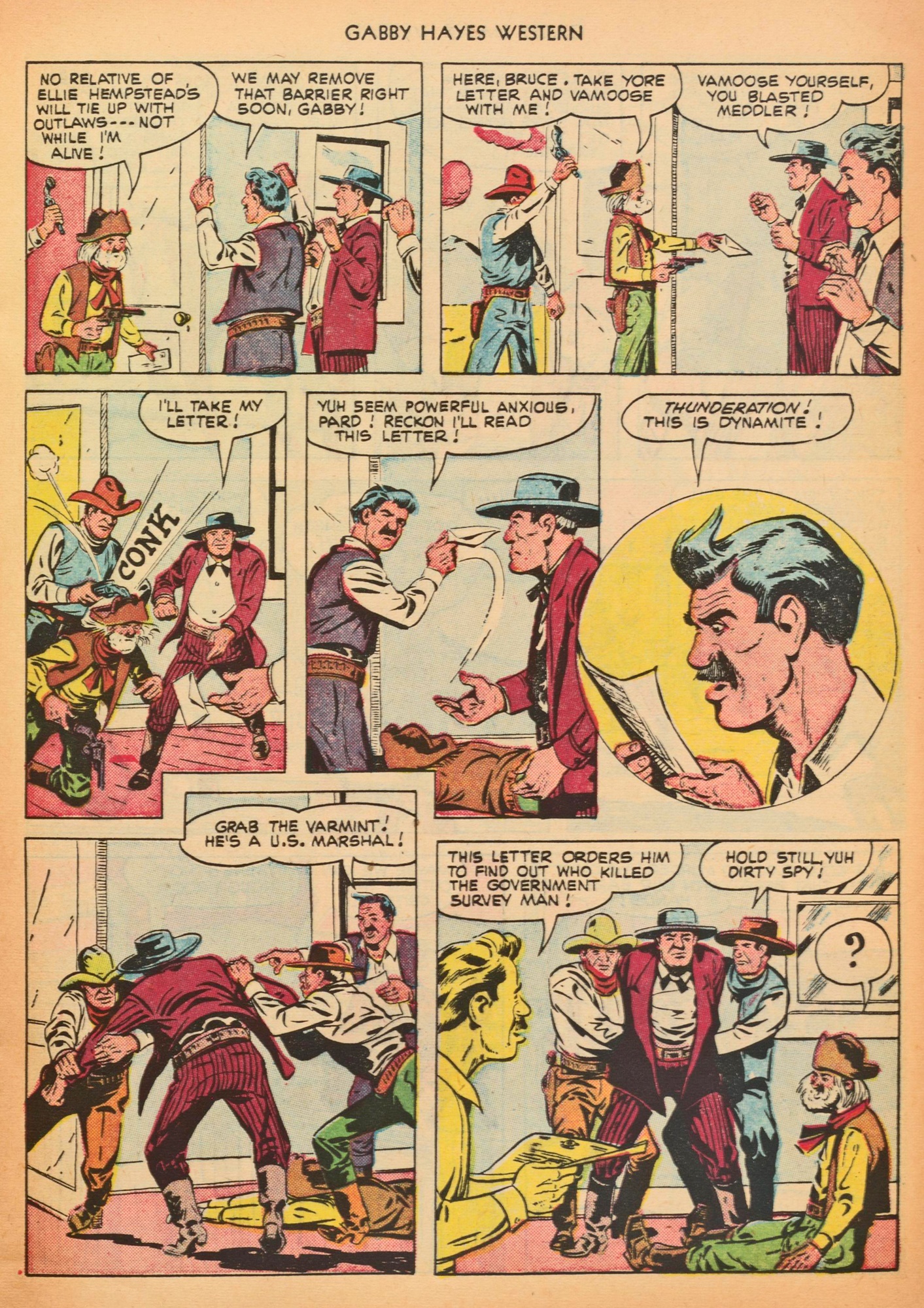 Read online Gabby Hayes Western comic -  Issue #33 - 9