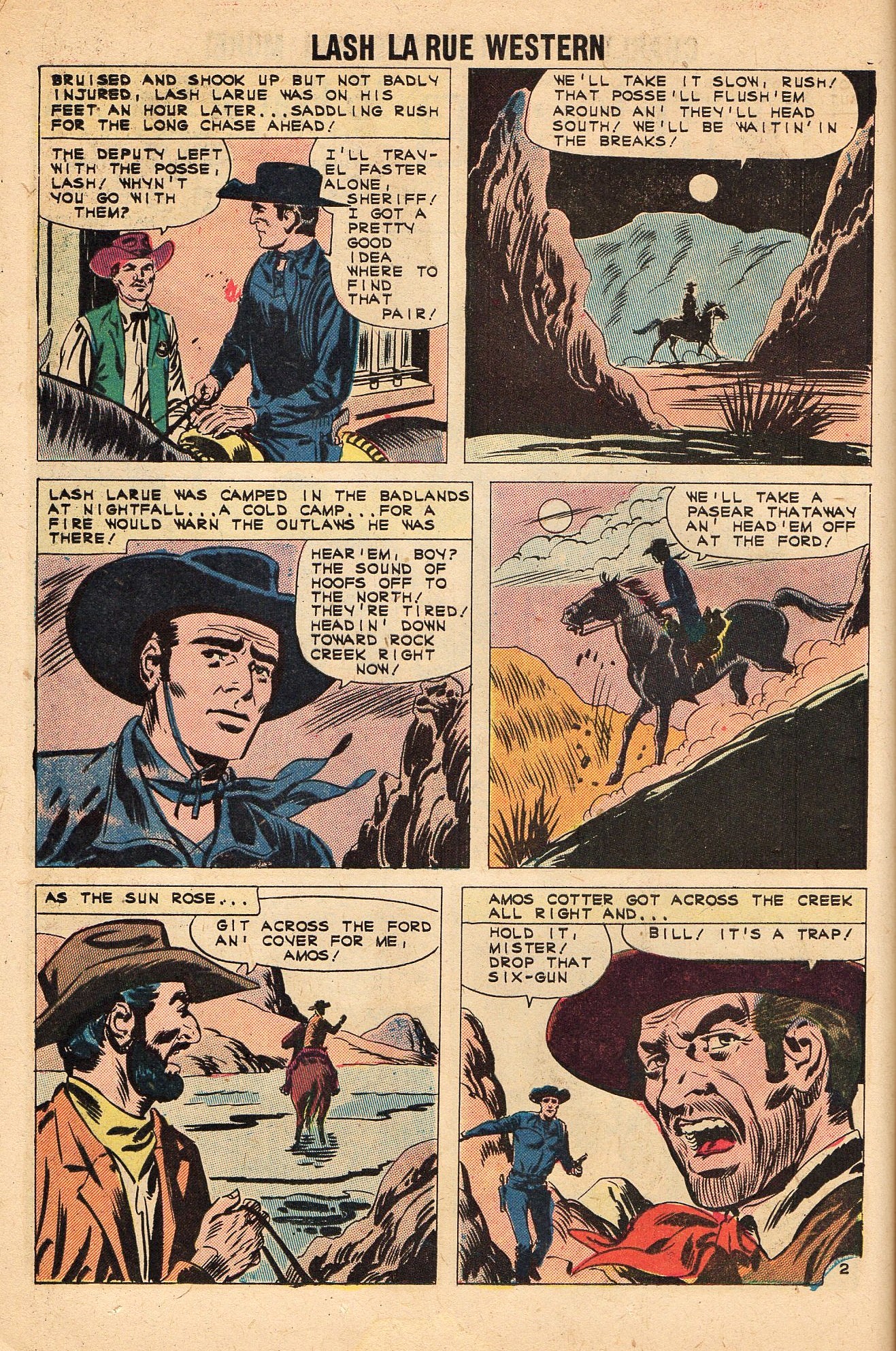 Read online Lash Larue Western (1949) comic -  Issue #84 - 12