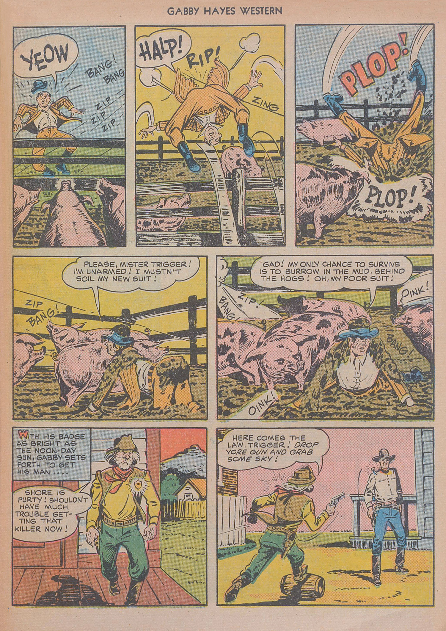 Read online Gabby Hayes Western comic -  Issue #20 - 47