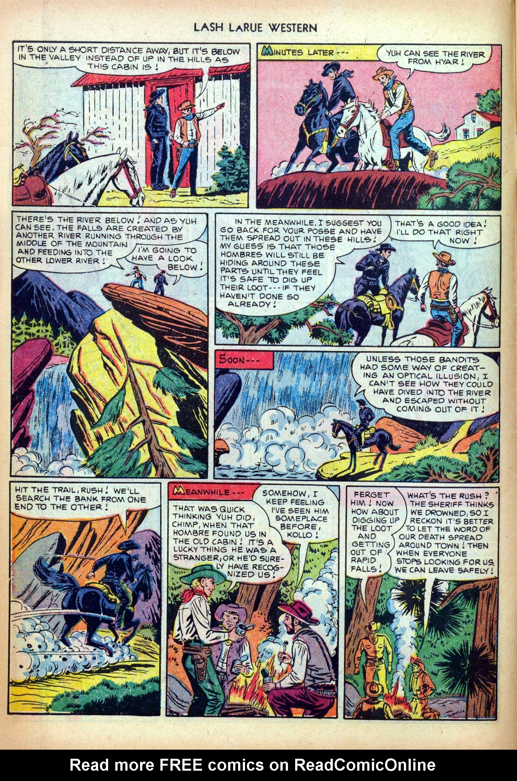 Read online Lash Larue Western (1949) comic -  Issue #28 - 6