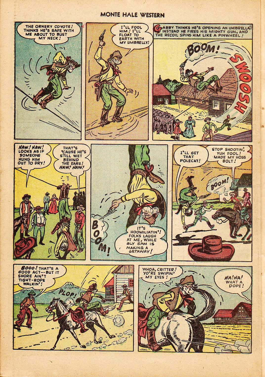 Read online Monte Hale Western comic -  Issue #38 - 37