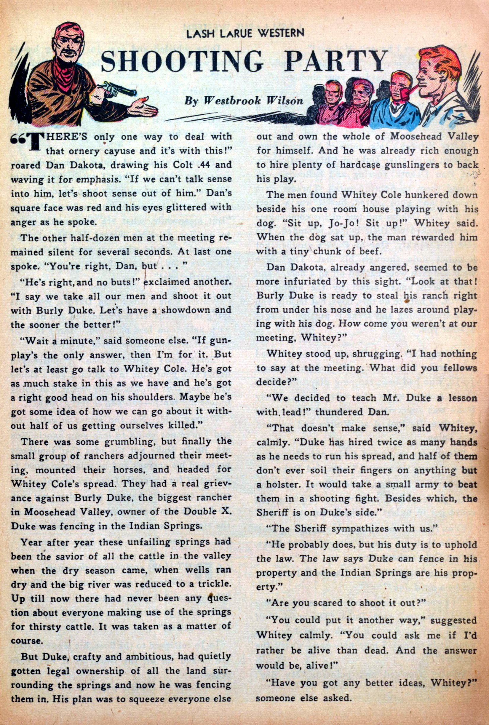 Read online Lash Larue Western (1949) comic -  Issue #34 - 25