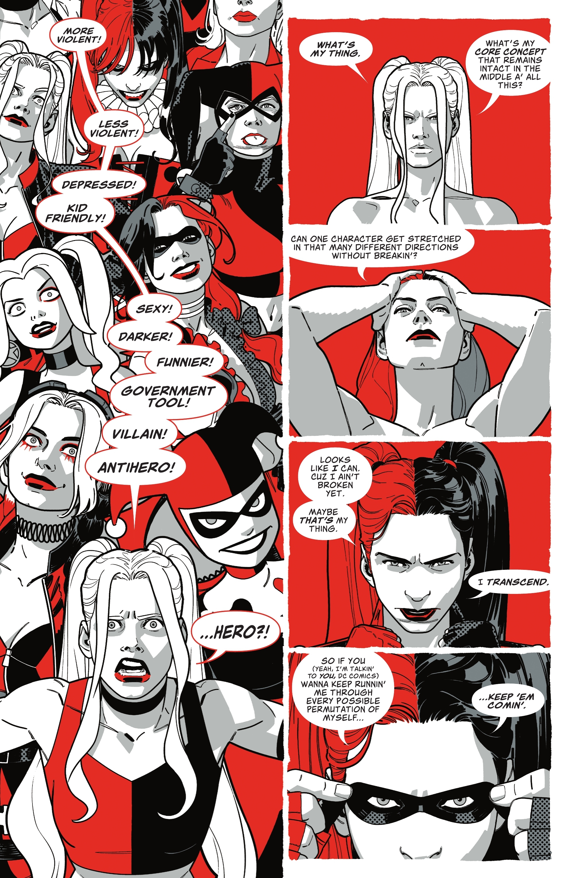 Read online Harley Quinn: Black   White   Redder comic -  Issue #6 - 11