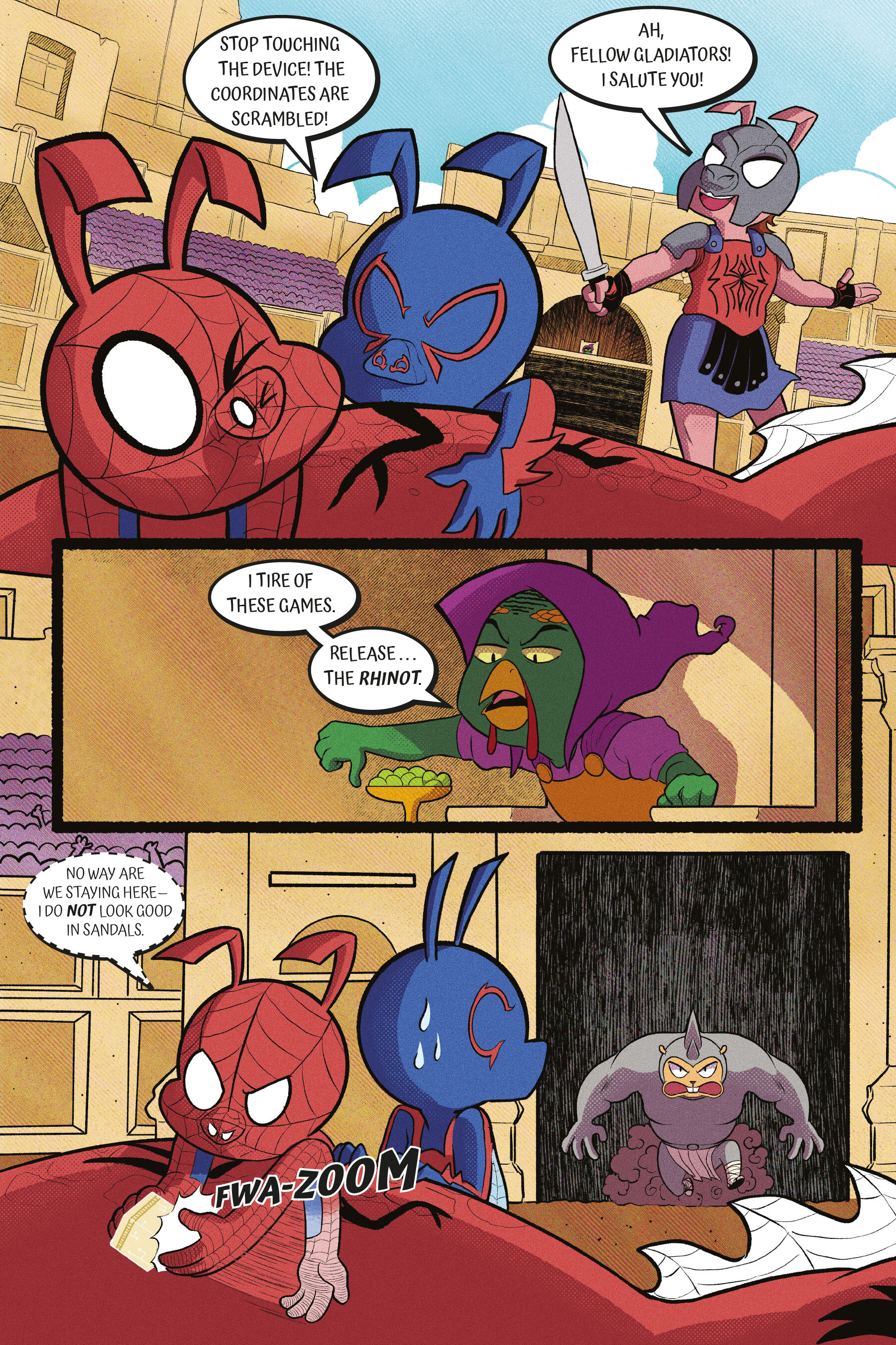 Read online Spider-Ham: A Pig in Time comic -  Issue # TPB - 43