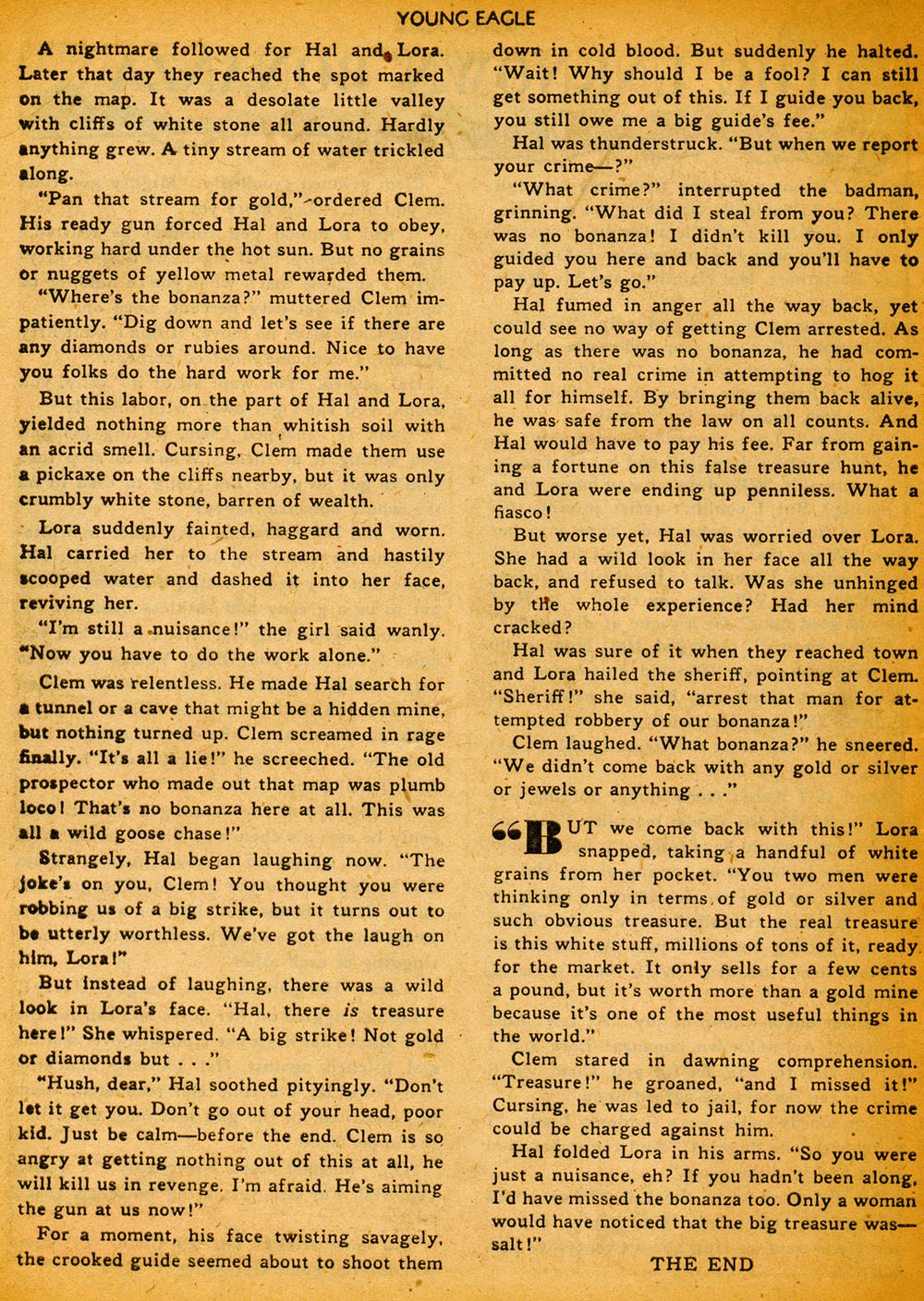 Read online Young Eagle comic -  Issue #10 - 24