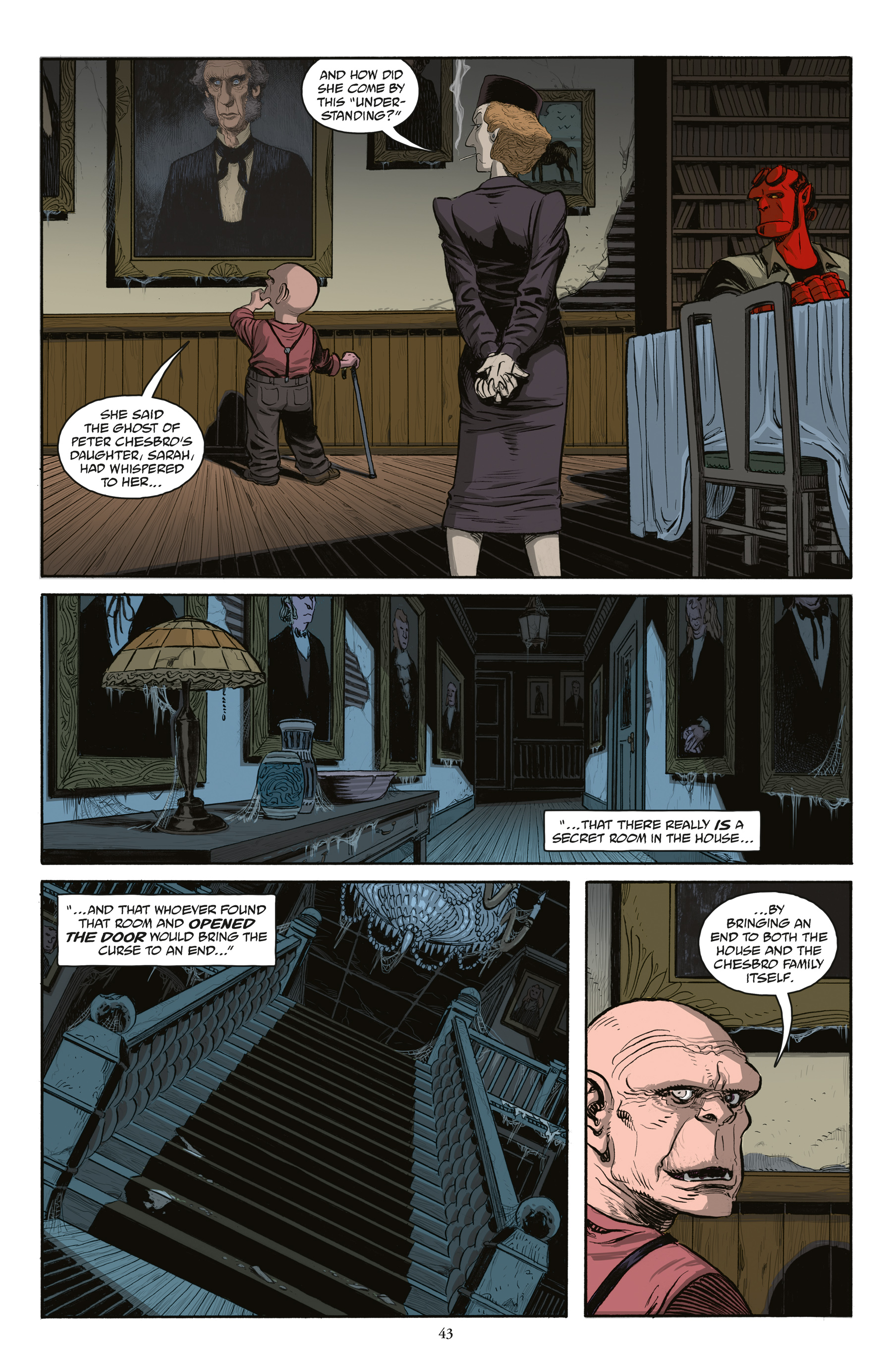 Read online Hellboy and the B.P.R.D.: The Secret of Chesbro House & Others comic -  Issue # TPB (Part 1) - 43